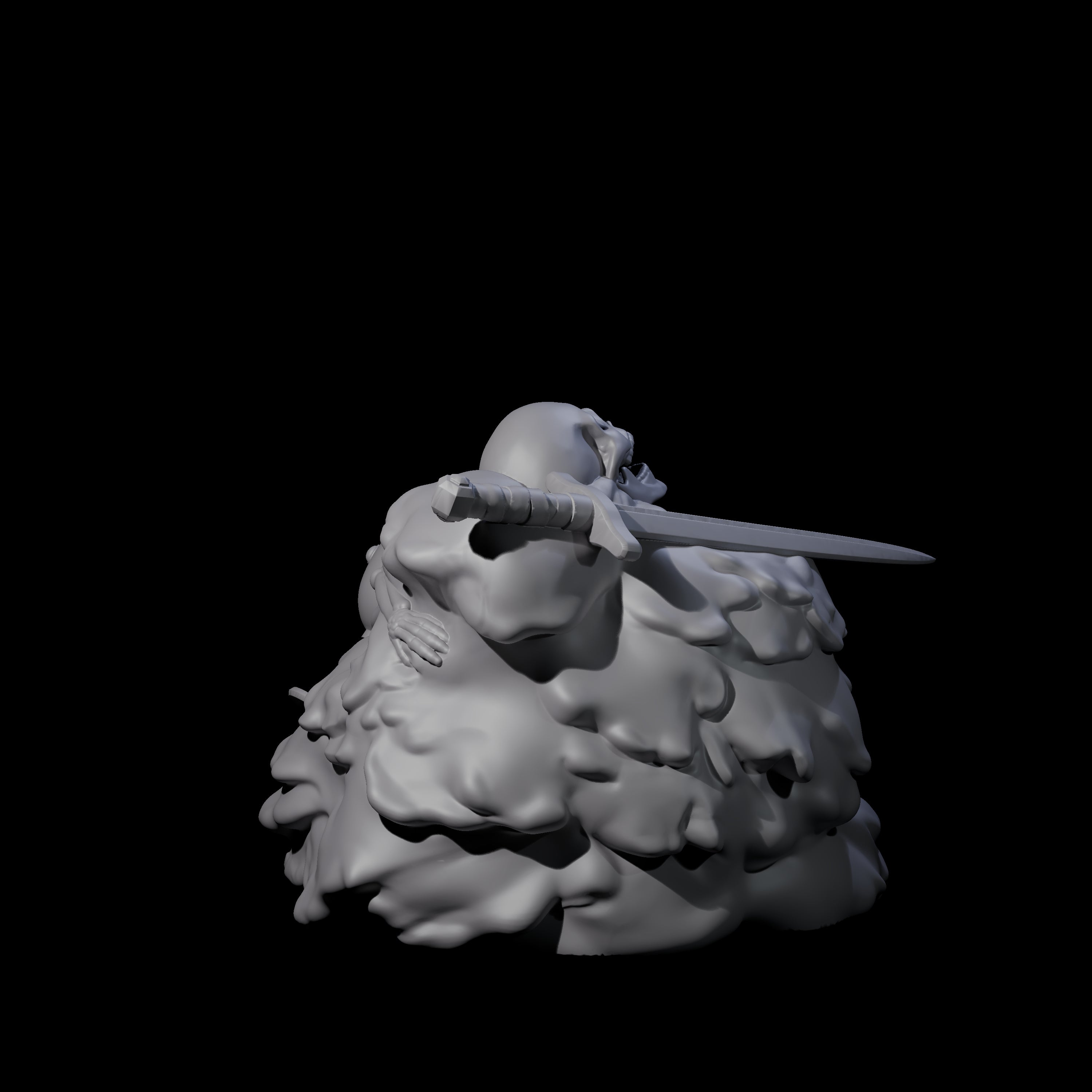 Dripping Gelatinous Mound Miniature for Dungeons and Dragons, Pathfinder or other TTRPGs