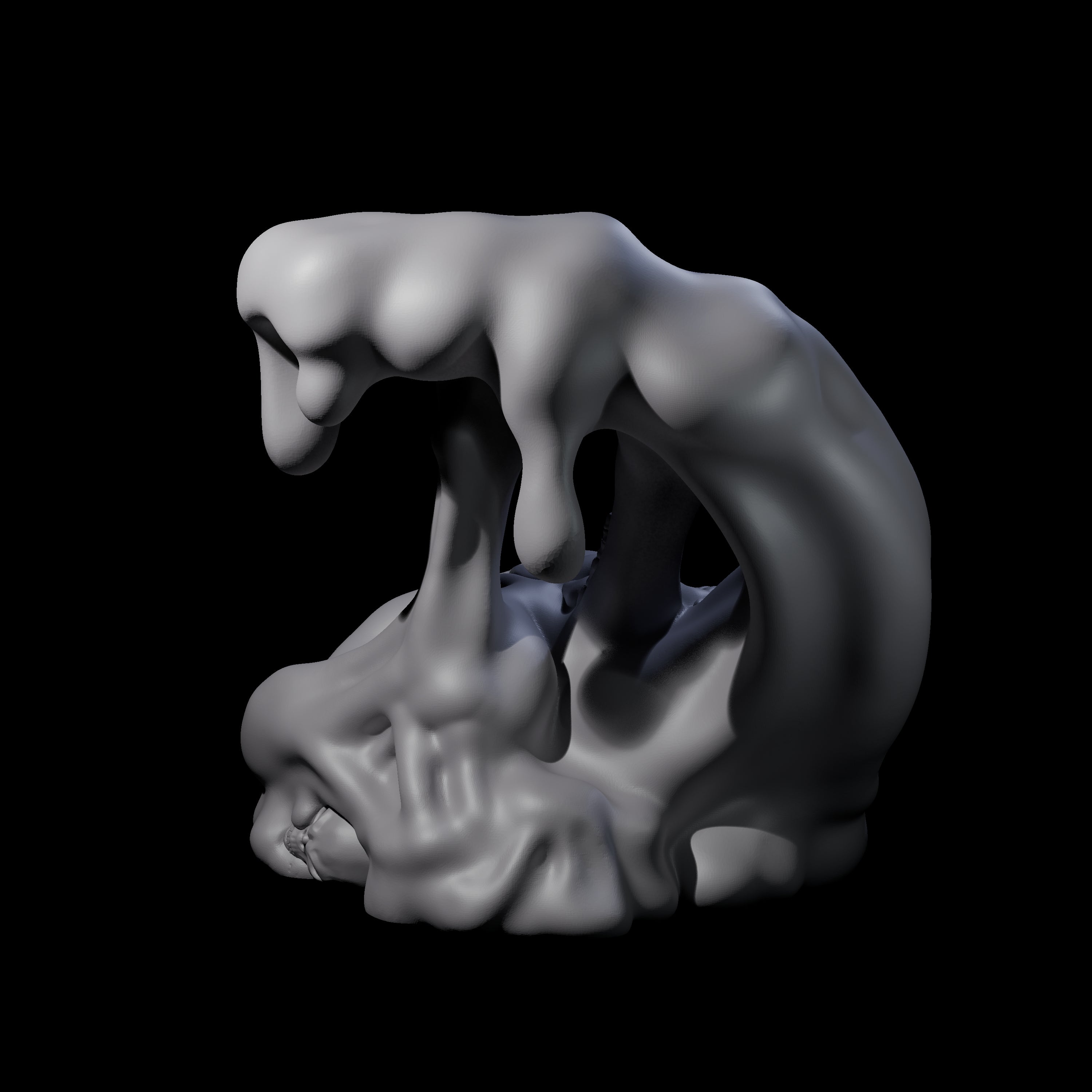 Dripping Ochre Jelly Miniature for Dungeons and Dragons, Pathfinder or other TTRPGs