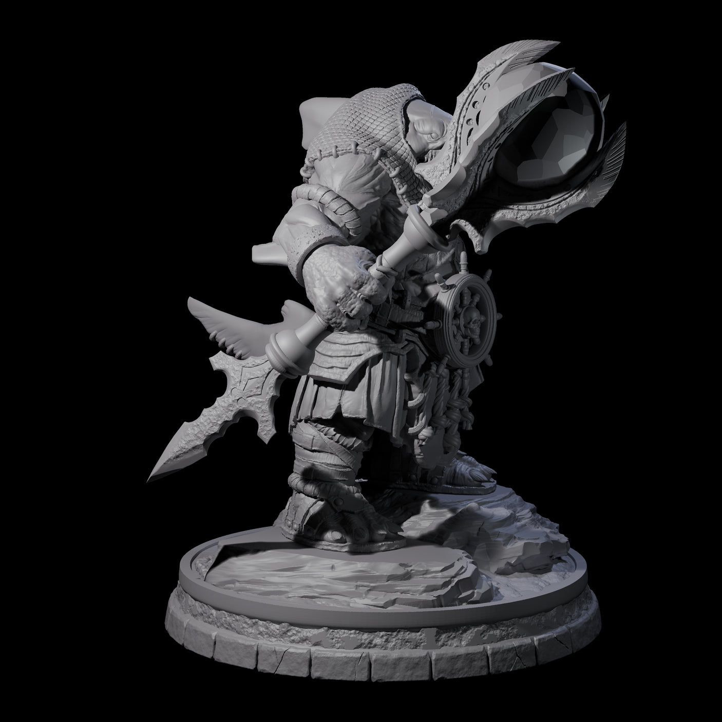 Dripping Sharkin A Miniature for Dungeons and Dragons, Pathfinder or other TTRPGs