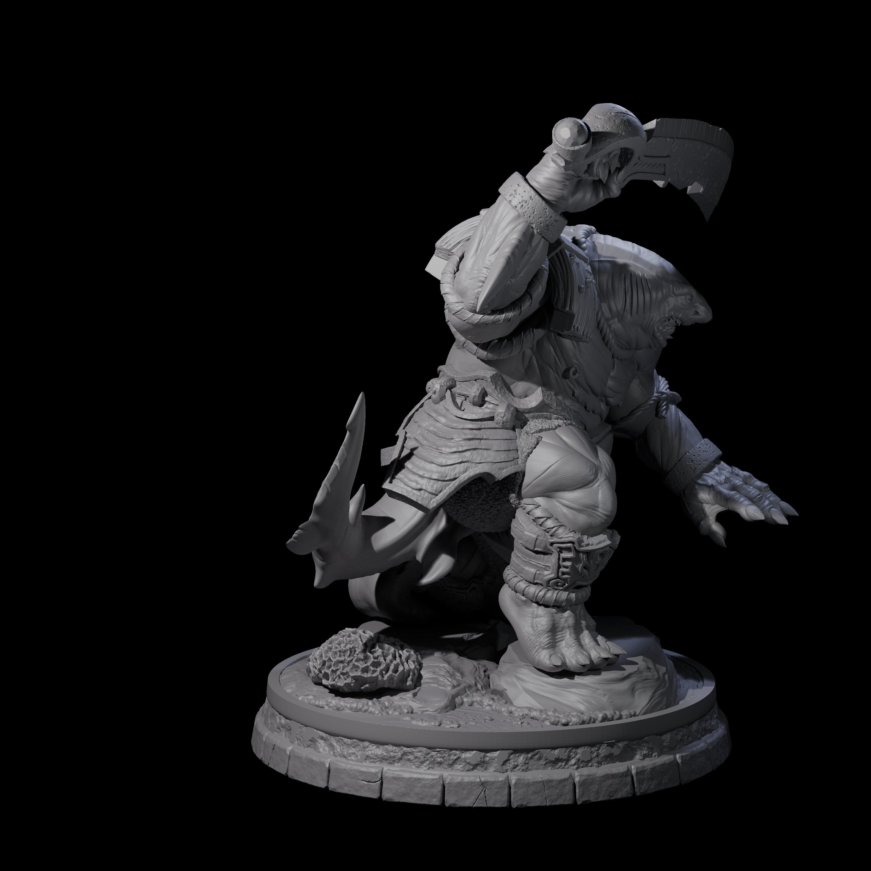 Dripping Sharkin C Miniature for Dungeons and Dragons, Pathfinder or other TTRPGs