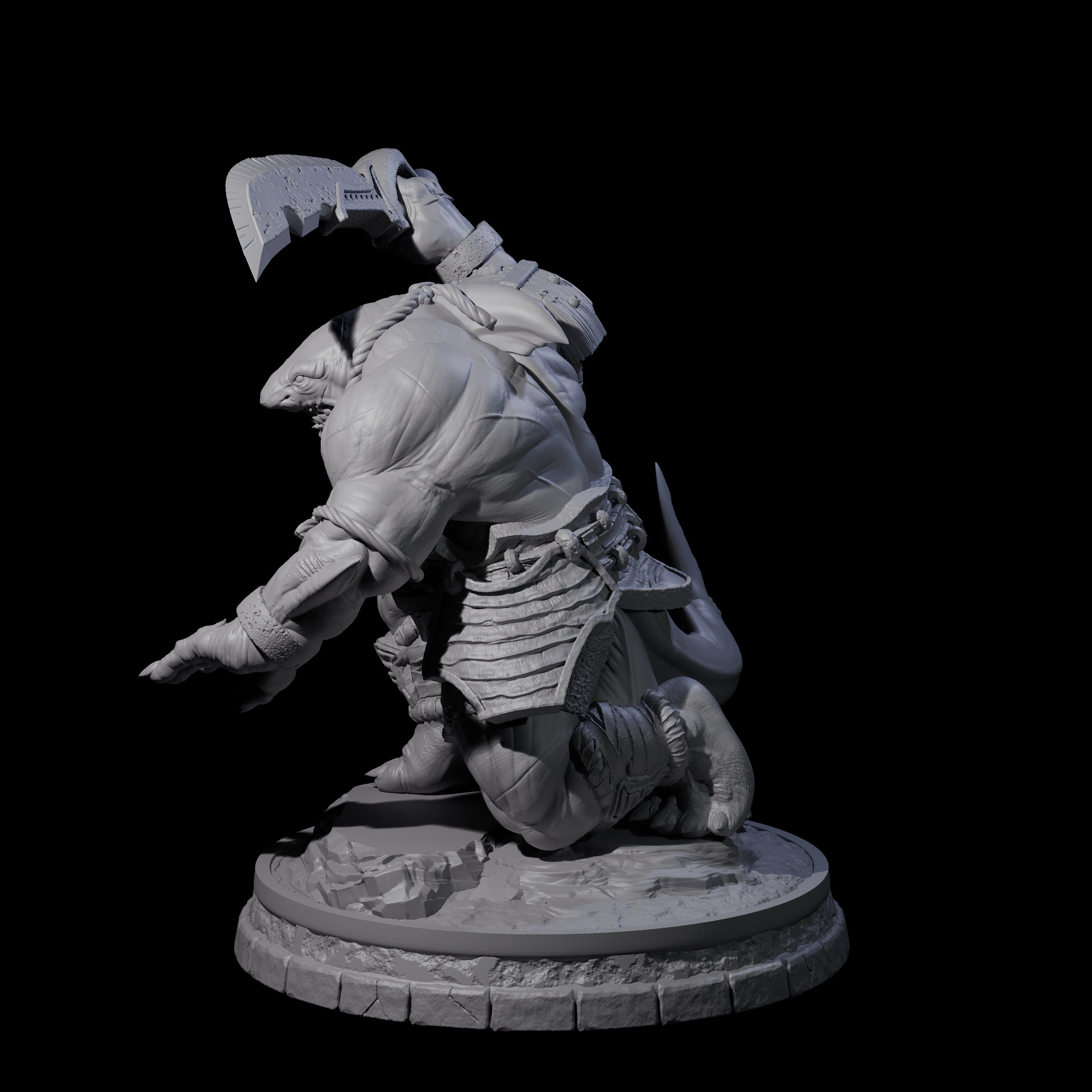 Dripping Sharkin C Miniature for Dungeons and Dragons, Pathfinder or other TTRPGs