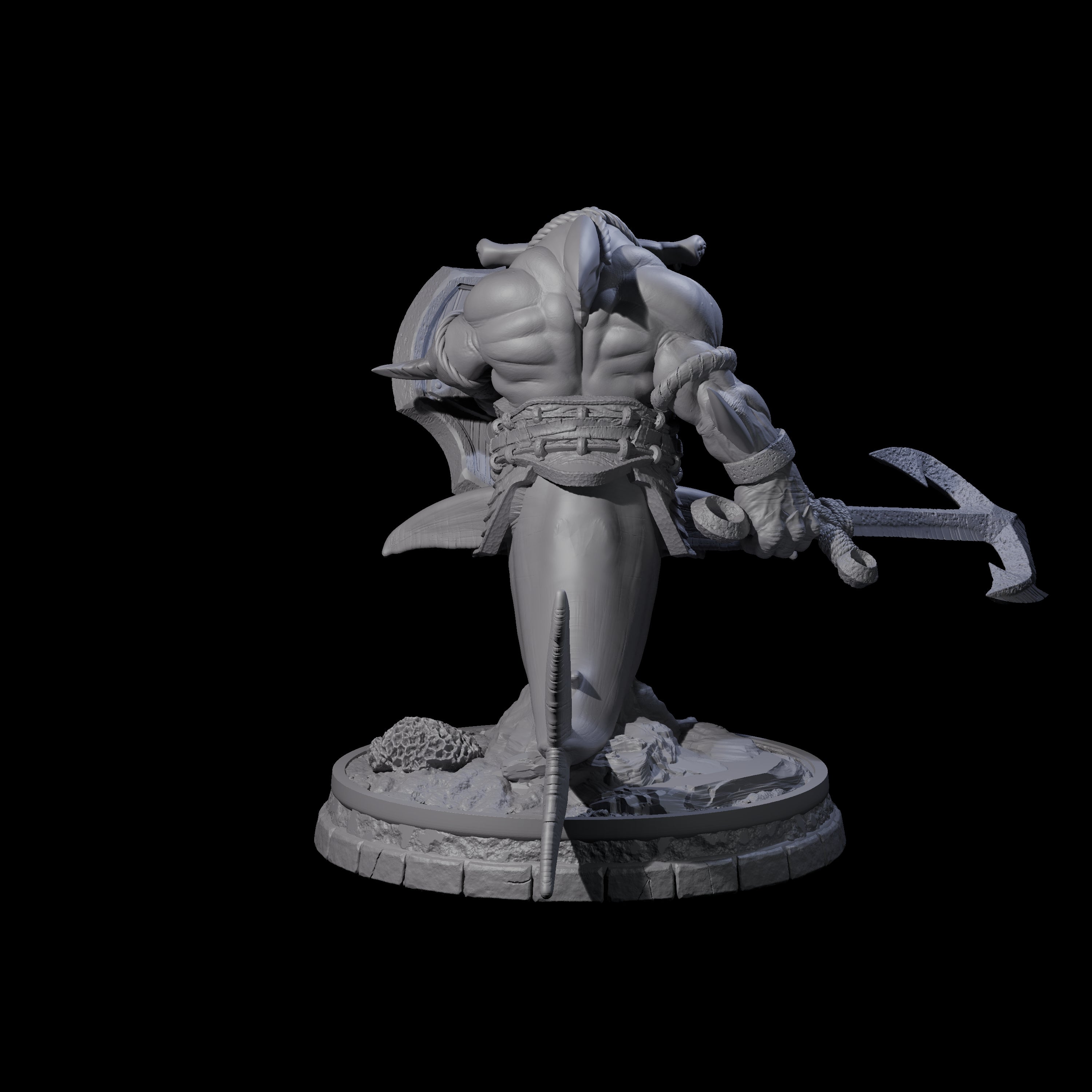 Dripping Sharkin E Miniature for Dungeons and Dragons, Pathfinder or other TTRPGs