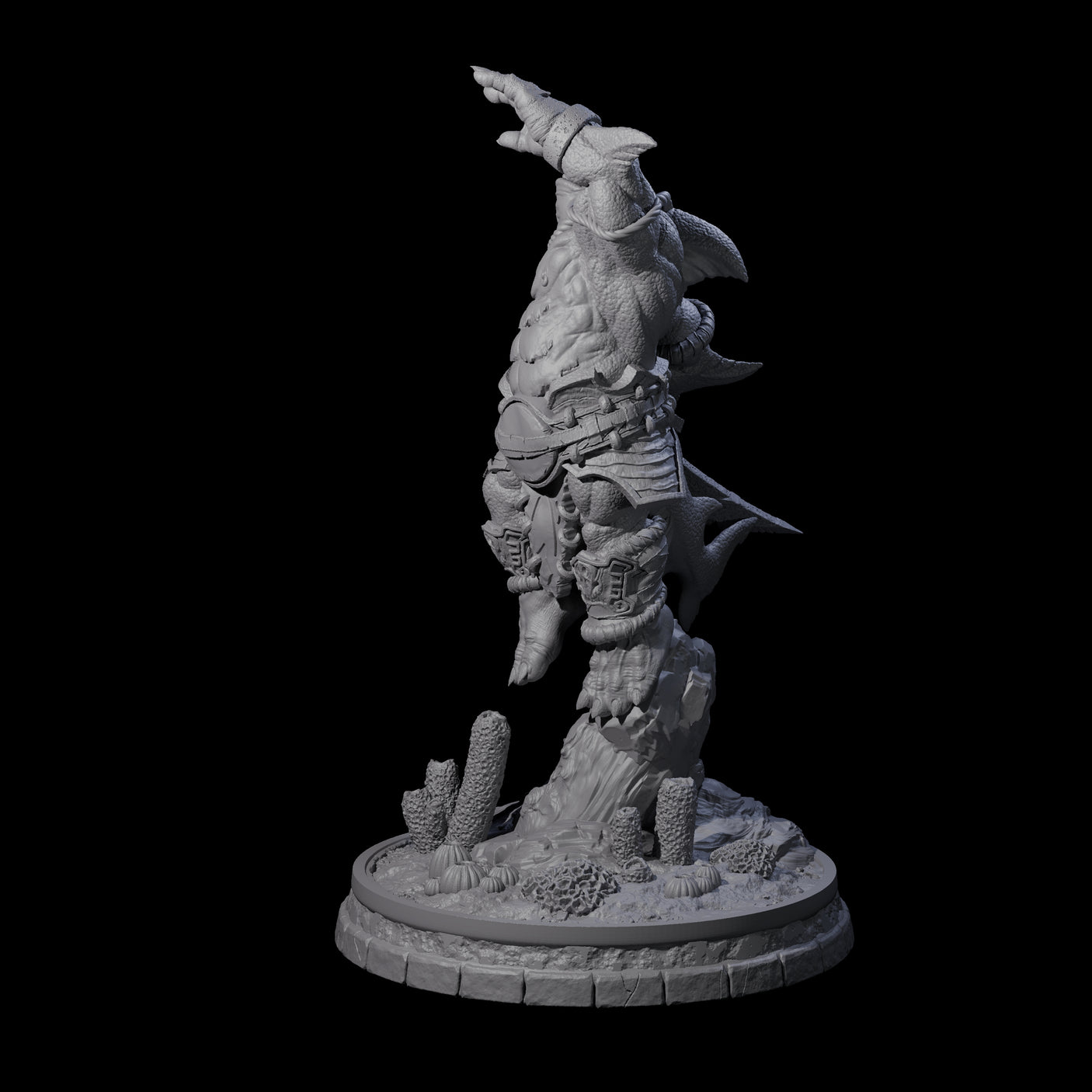 Dripping Sharkin F Miniature for Dungeons and Dragons, Pathfinder or other TTRPGs