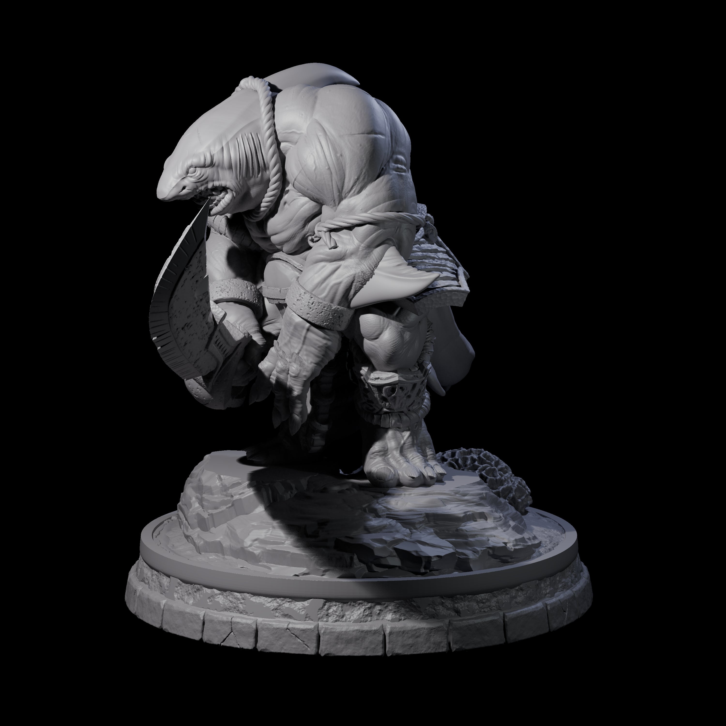 Dripping Sharkin G Miniature for Dungeons and Dragons, Pathfinder or other TTRPGs