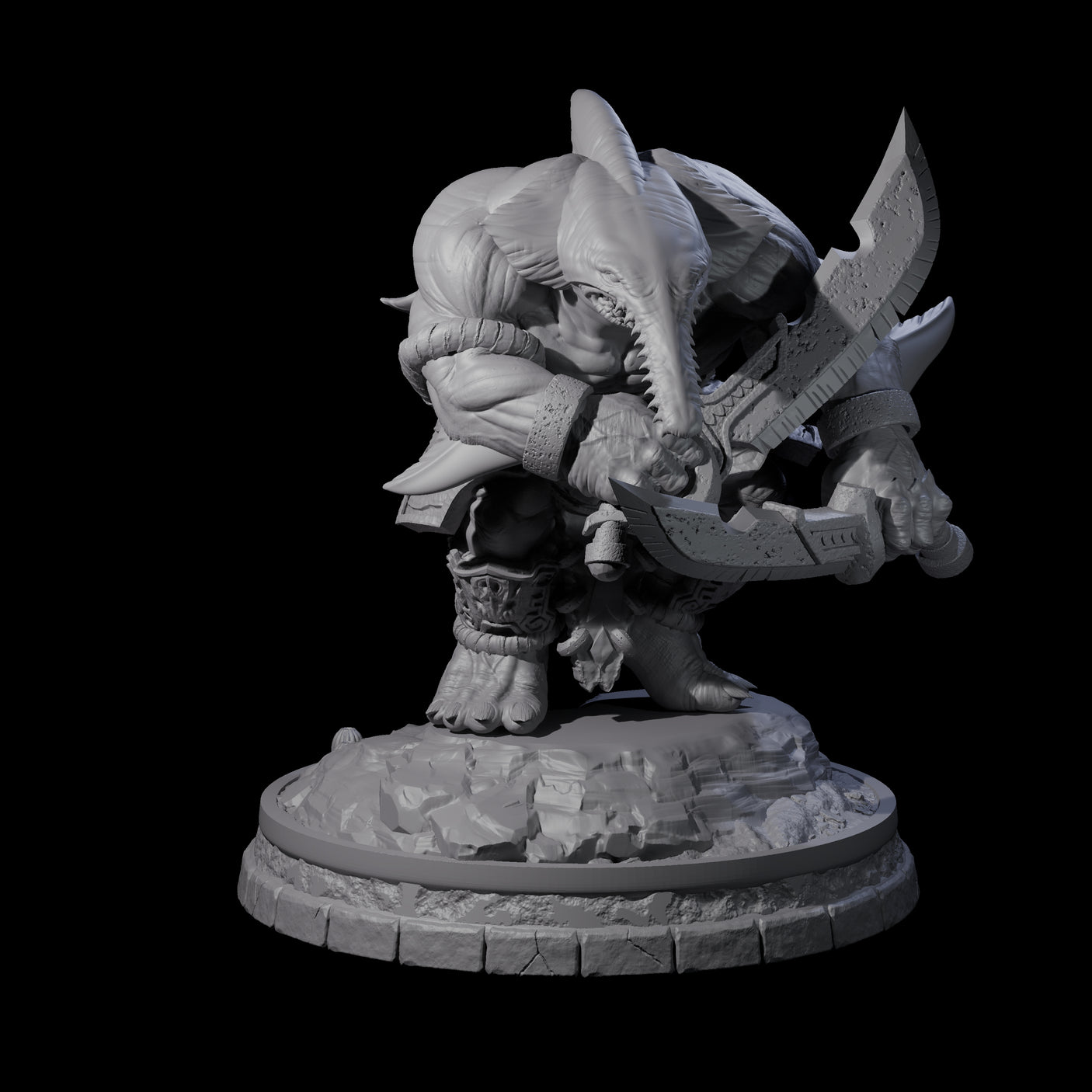 Dripping Sharkin H Miniature for Dungeons and Dragons, Pathfinder or other TTRPGs