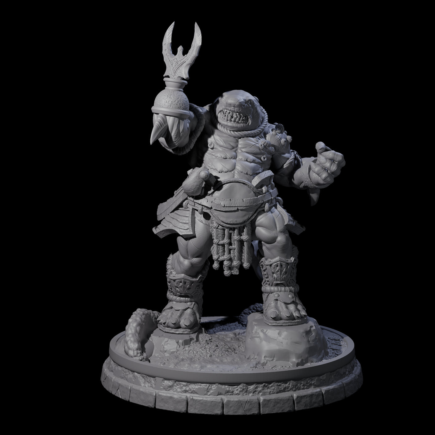 Dripping Sharkin I Miniature for Dungeons and Dragons, Pathfinder or other TTRPGs
