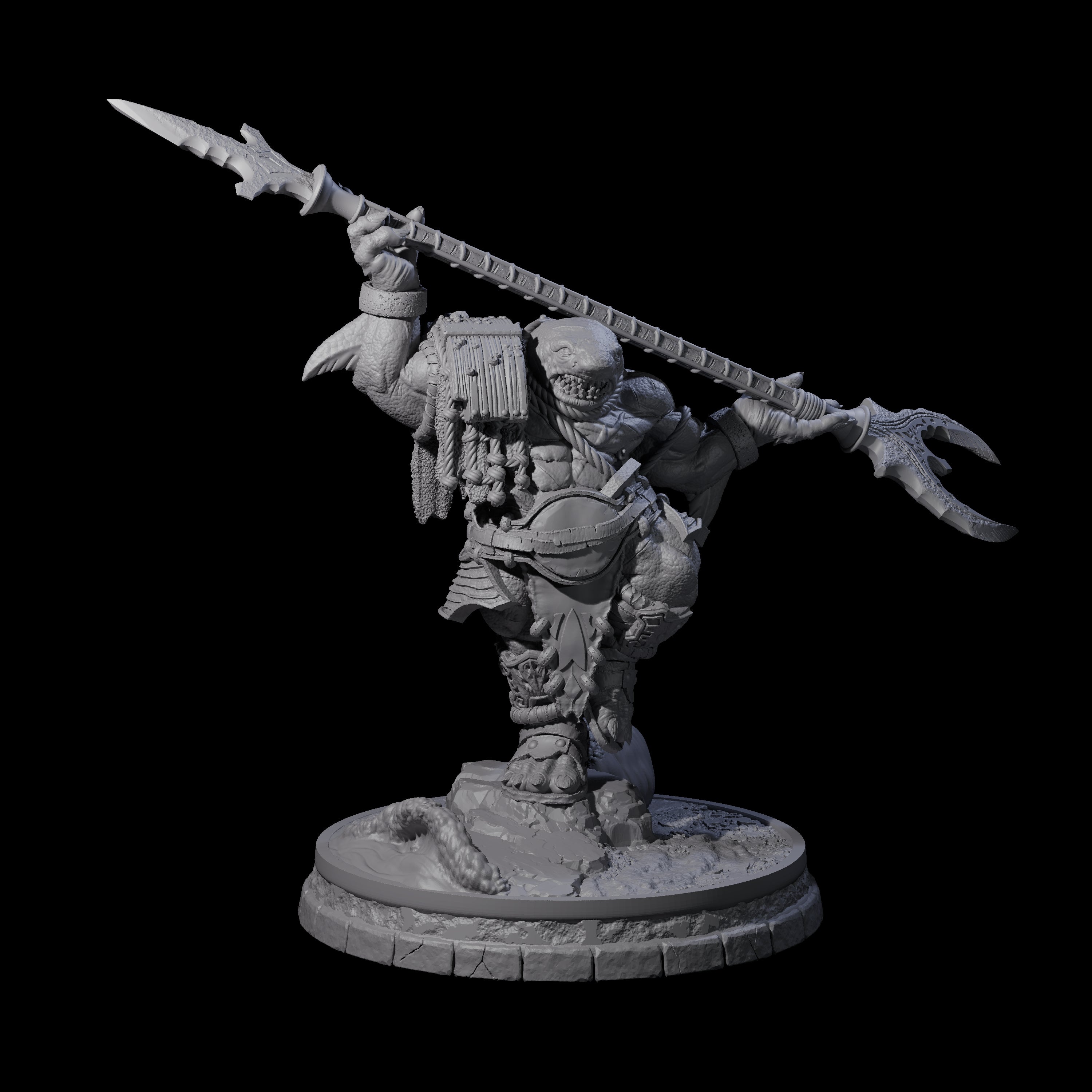 Dripping Sharkin K Miniature for Dungeons and Dragons, Pathfinder or other TTRPGs