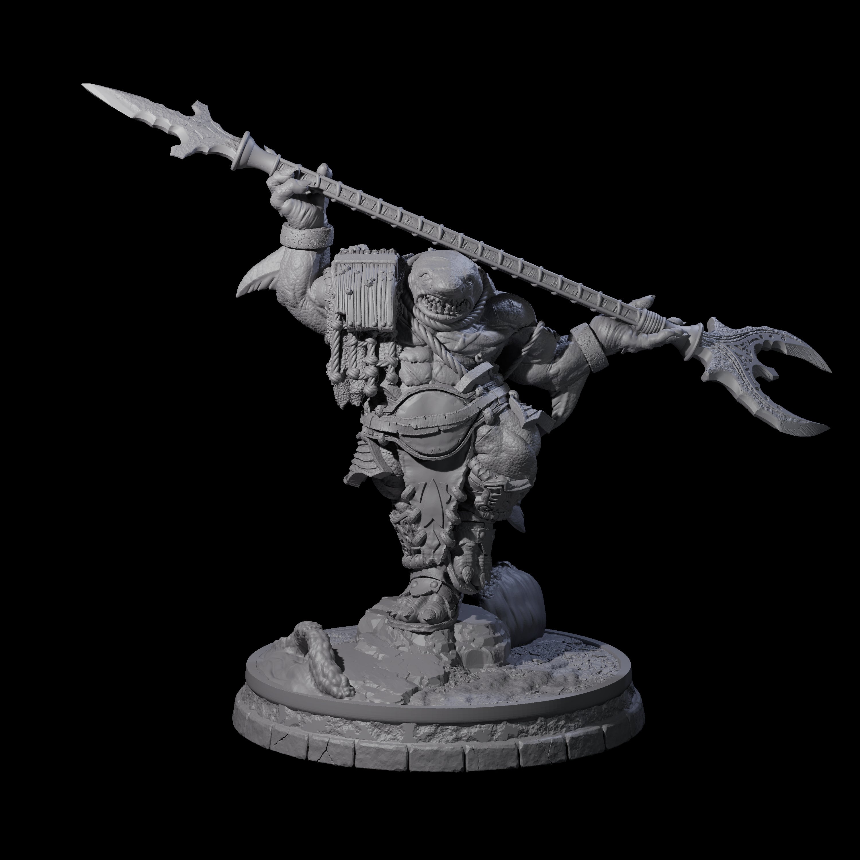 Dripping Sharkin K Miniature for Dungeons and Dragons, Pathfinder or other TTRPGs