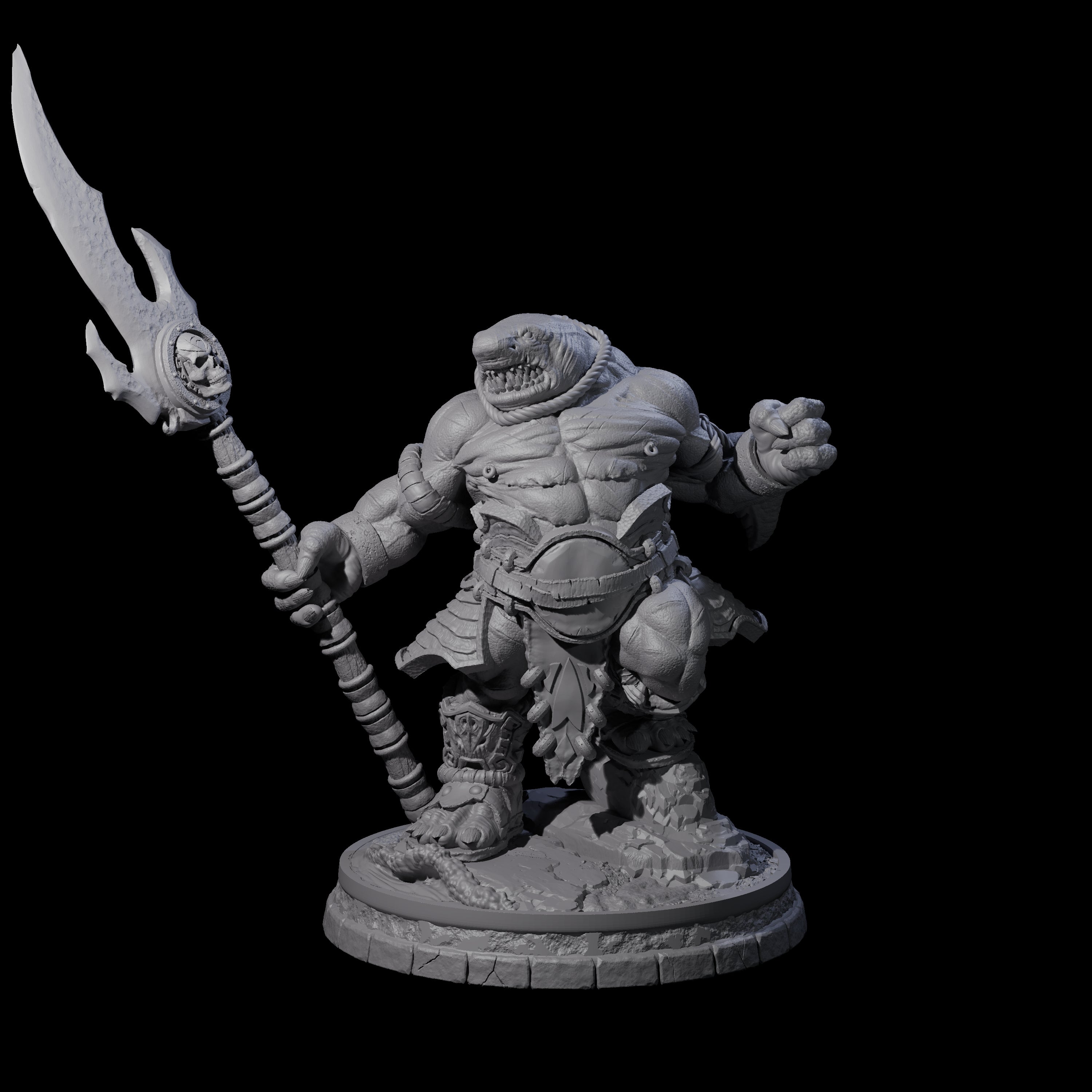 Dripping Sharkin L Miniature for Dungeons and Dragons, Pathfinder or other TTRPGs