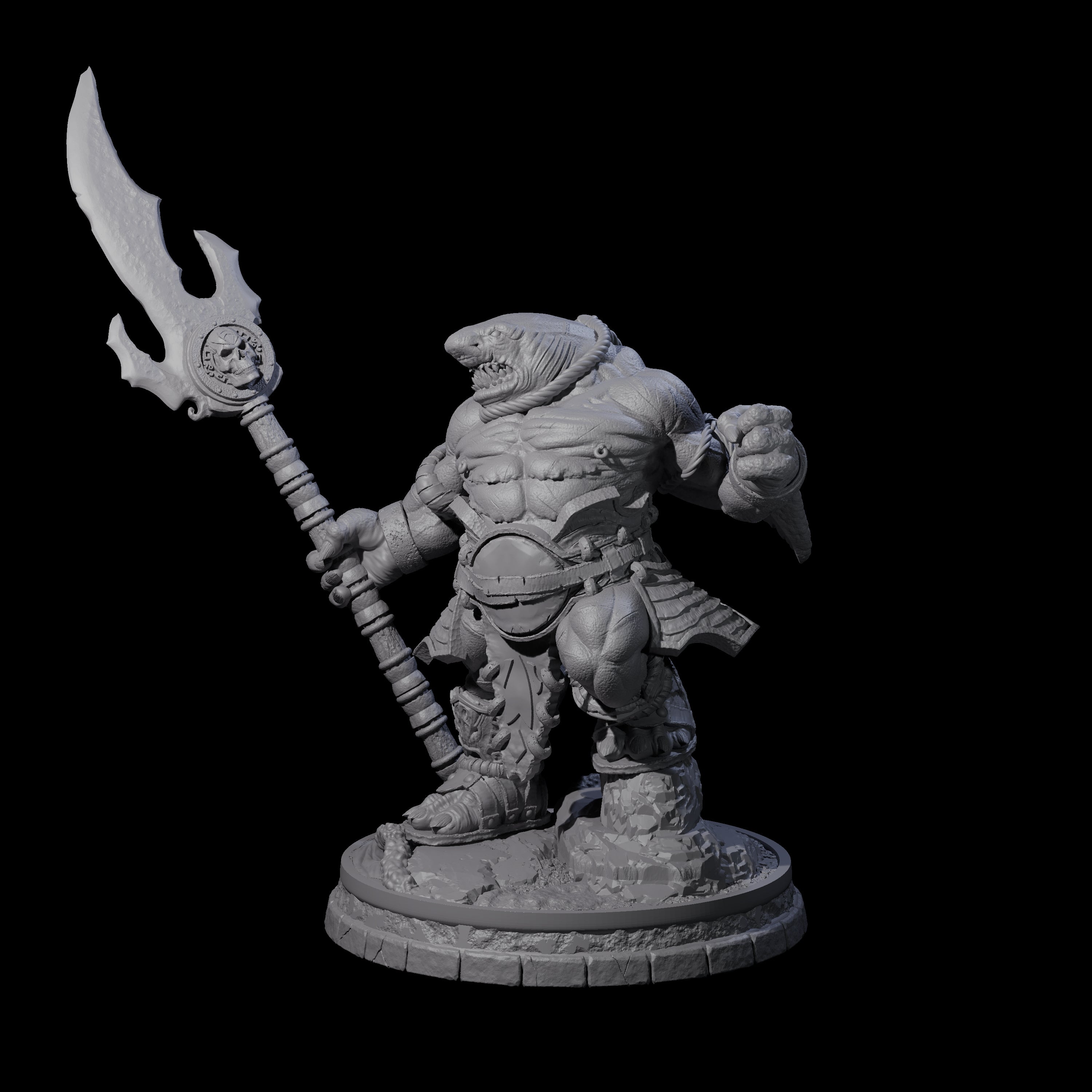 Dripping Sharkin L Miniature for Dungeons and Dragons, Pathfinder or other TTRPGs