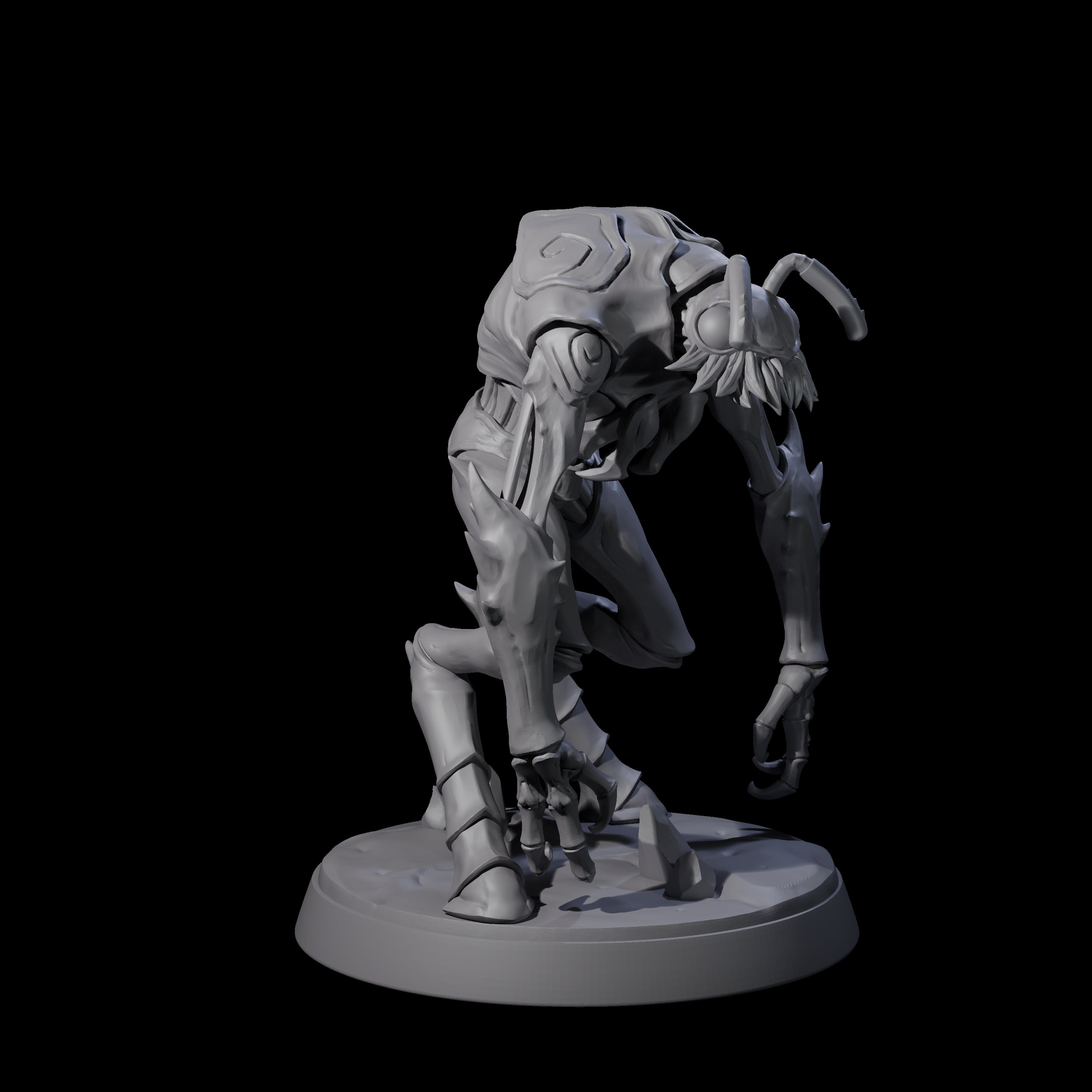 Droning Thri-kreen Thrall A Miniature for Dungeons and Dragons, Pathfinder or other TTRPGs