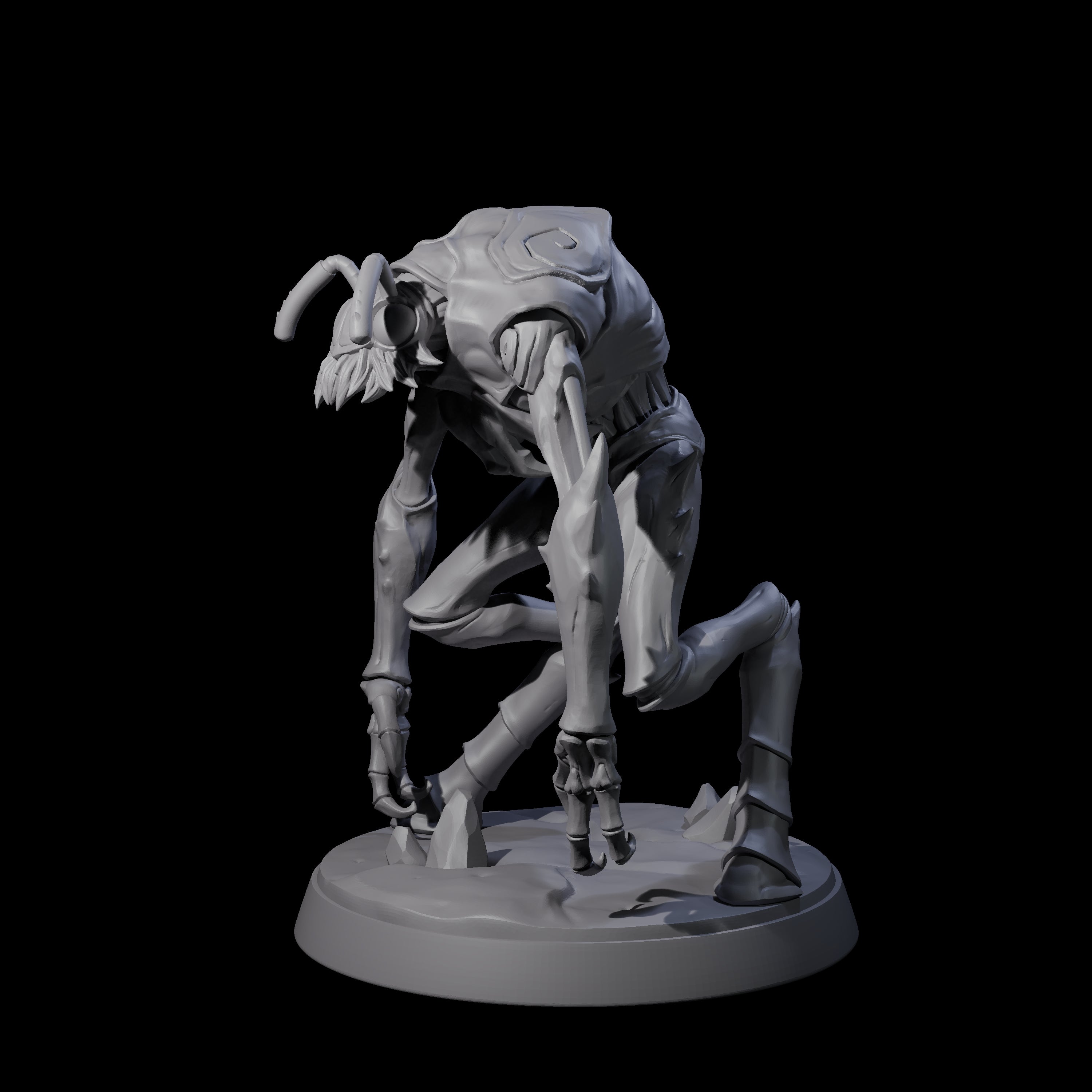 Droning Thri-kreen Thrall A Miniature for Dungeons and Dragons, Pathfinder or other TTRPGs