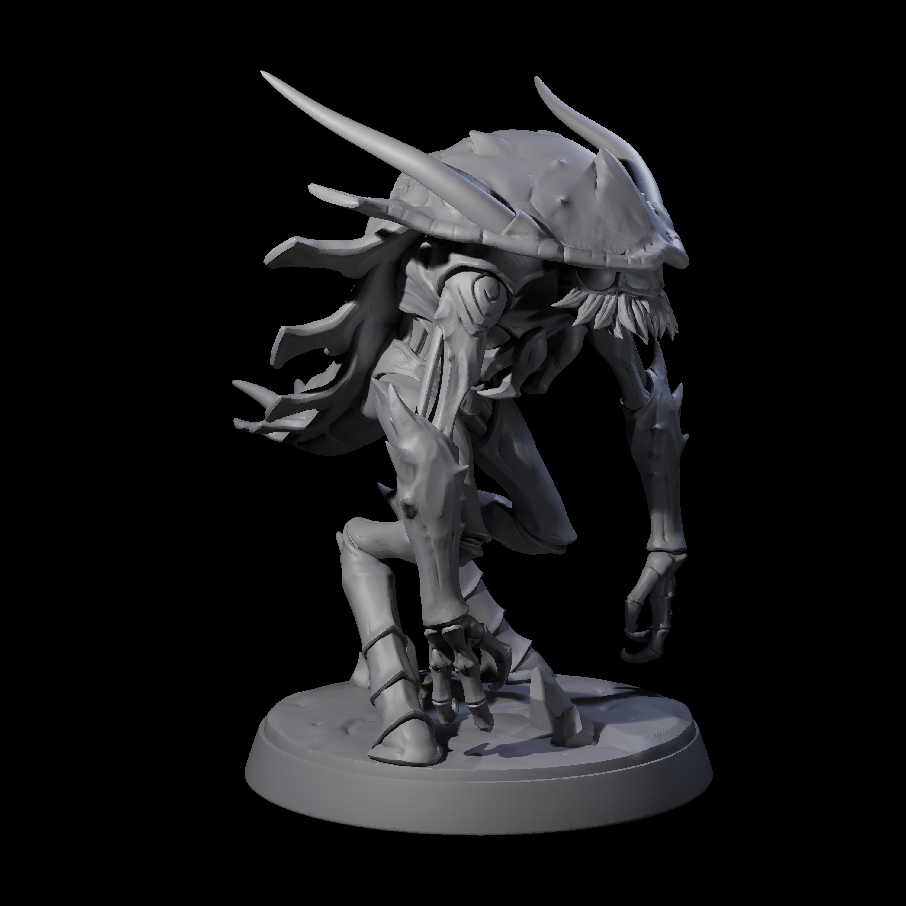 Droning Thri-kreen Thrall A Miniature for Dungeons and Dragons, Pathfinder or other TTRPGs