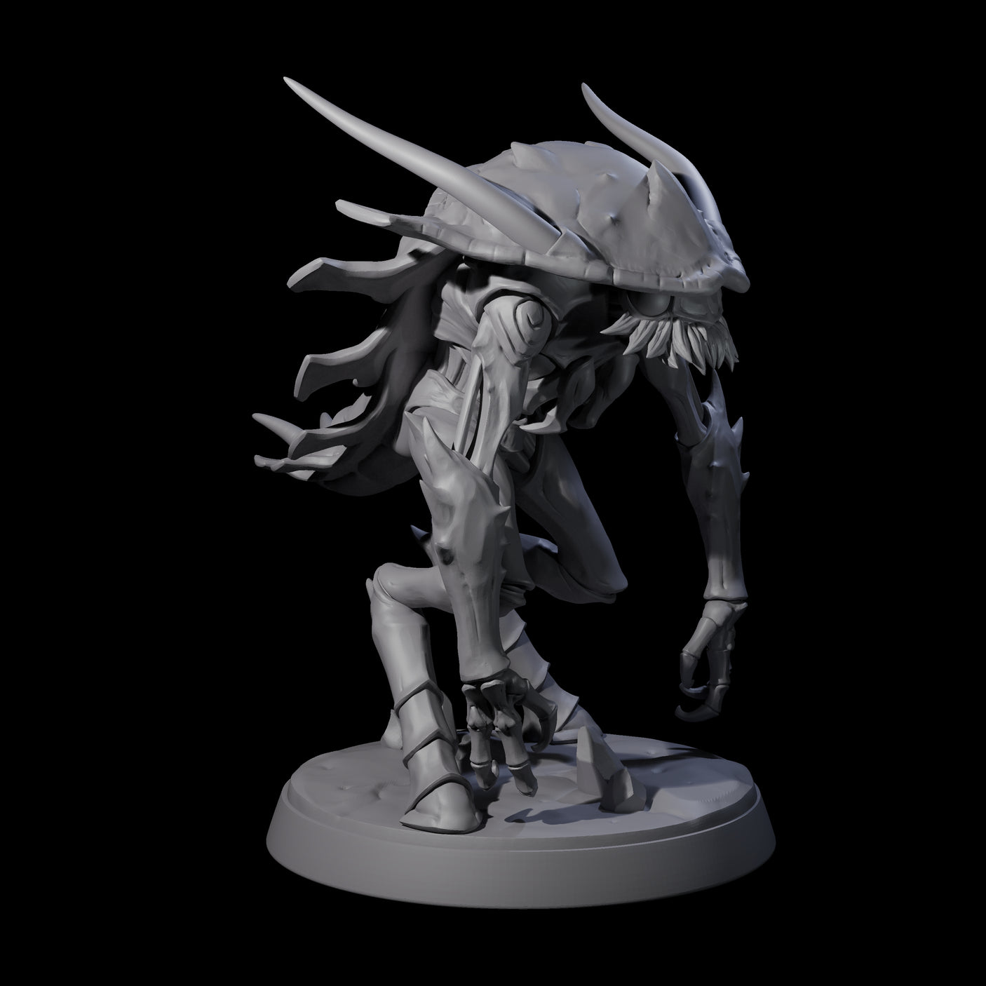 Droning Thri-kreen Thrall A Miniature for Dungeons and Dragons, Pathfinder or other TTRPGs