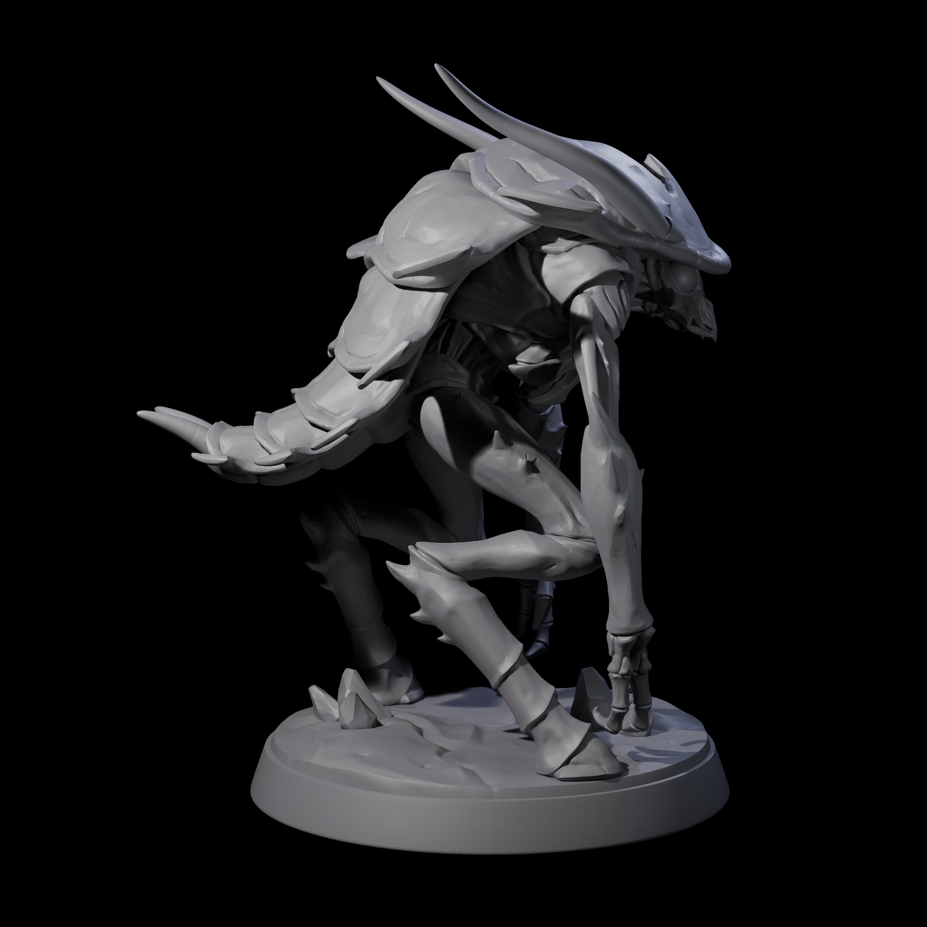 Droning Thri-kreen Thrall A Miniature for Dungeons and Dragons, Pathfinder or other TTRPGs