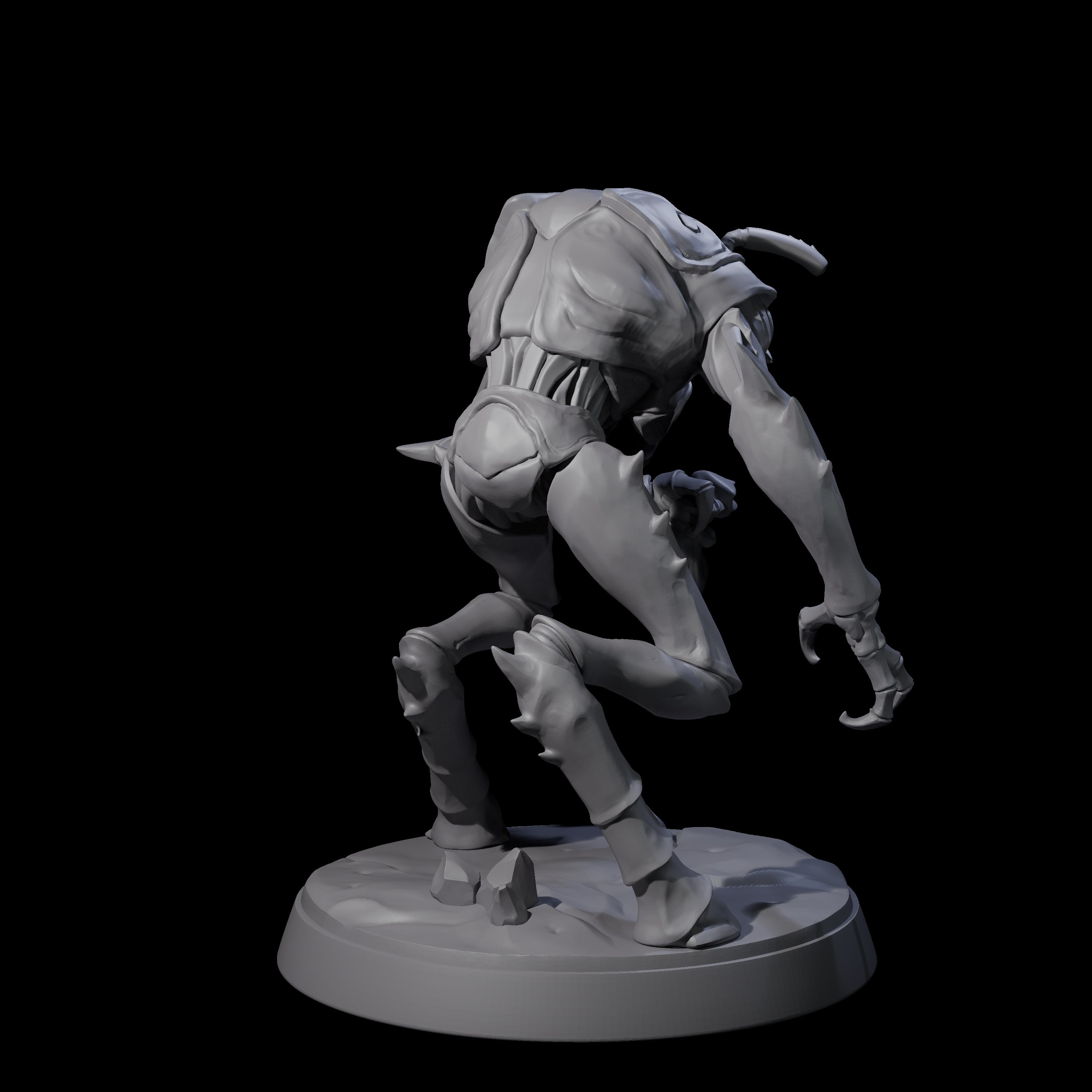 Droning Thri-kreen Thrall C Miniature for Dungeons and Dragons, Pathfinder or other TTRPGs