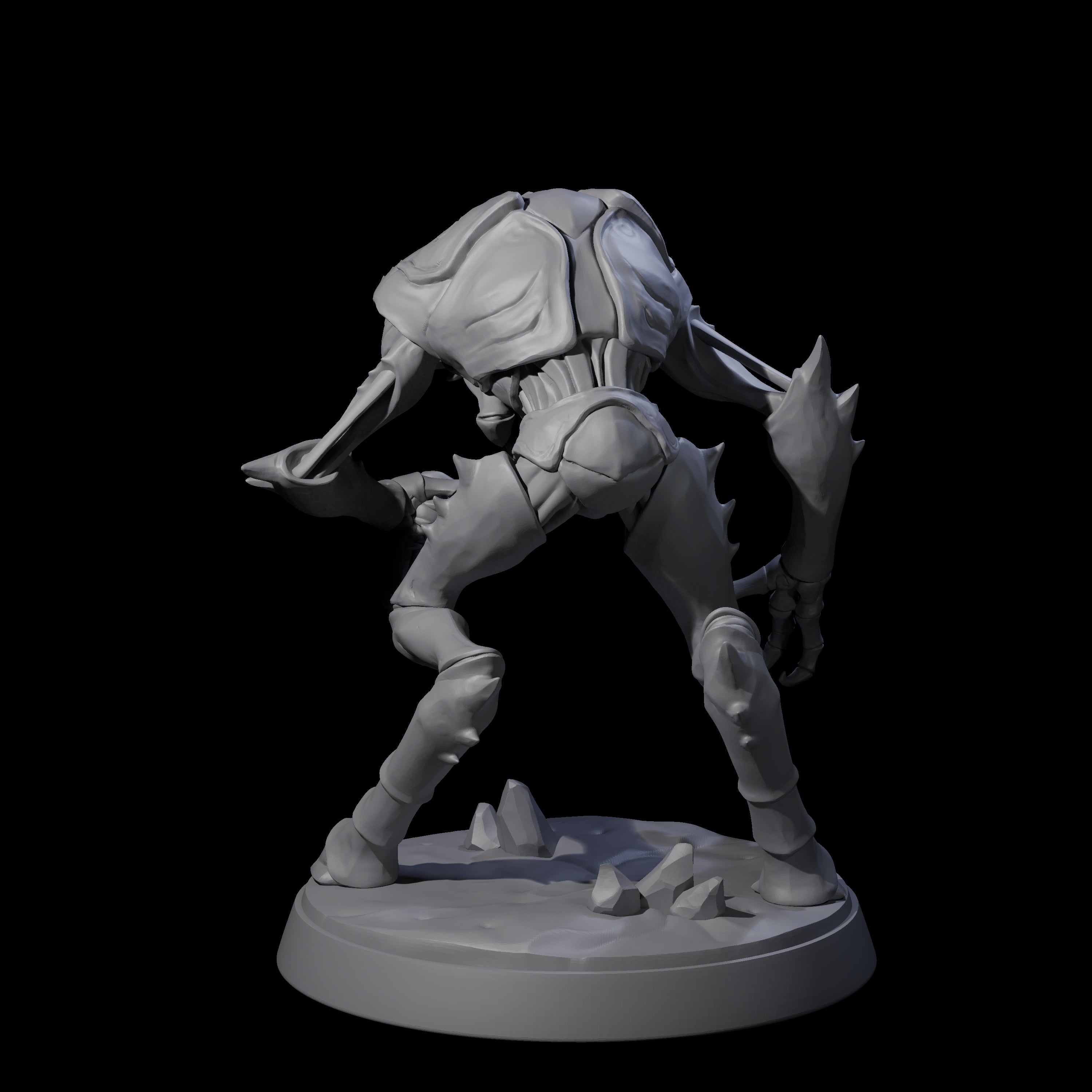 Droning Thri-kreen Thrall C Miniature for Dungeons and Dragons, Pathfinder or other TTRPGs