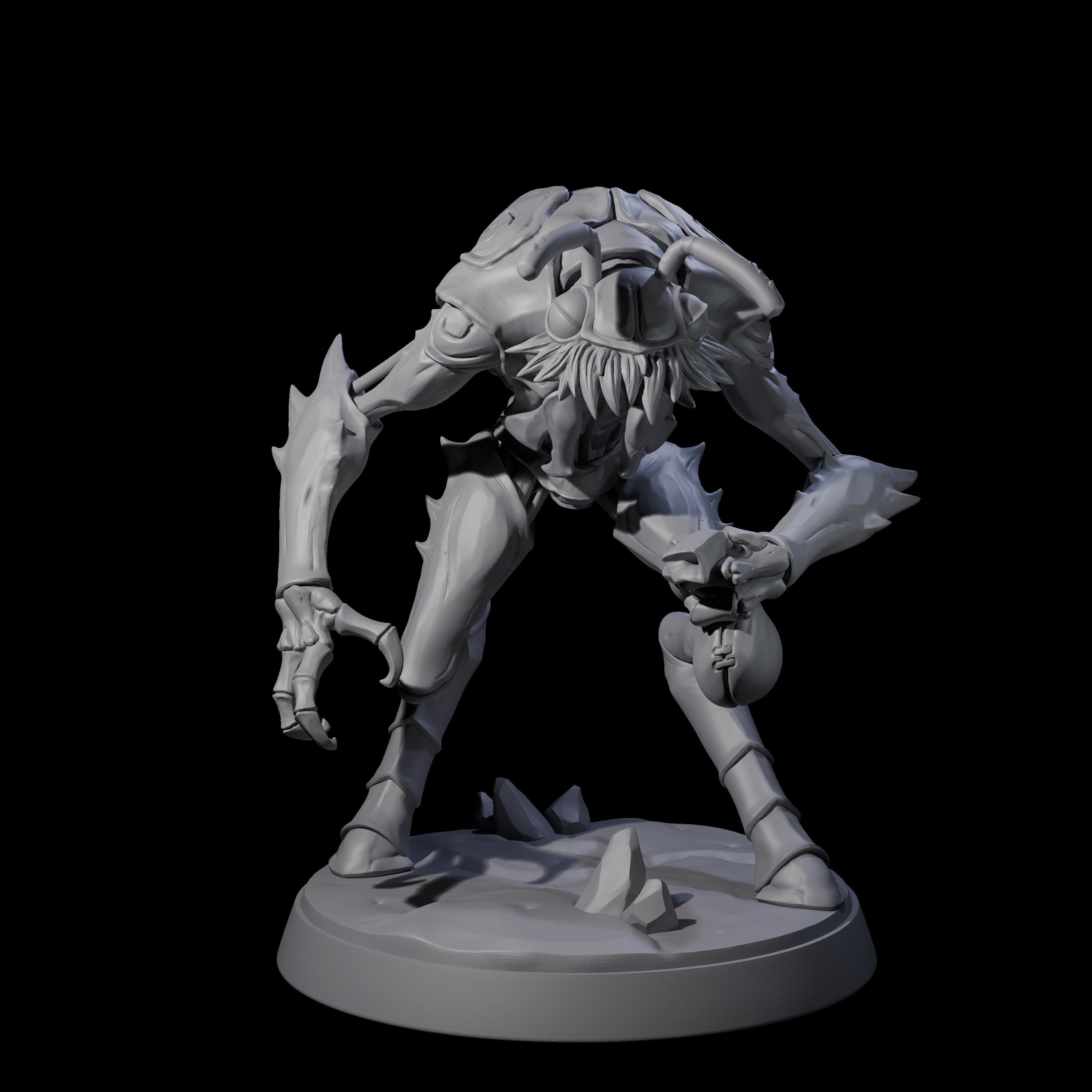 Droning Thri-kreen Thrall C Miniature for Dungeons and Dragons, Pathfinder or other TTRPGs