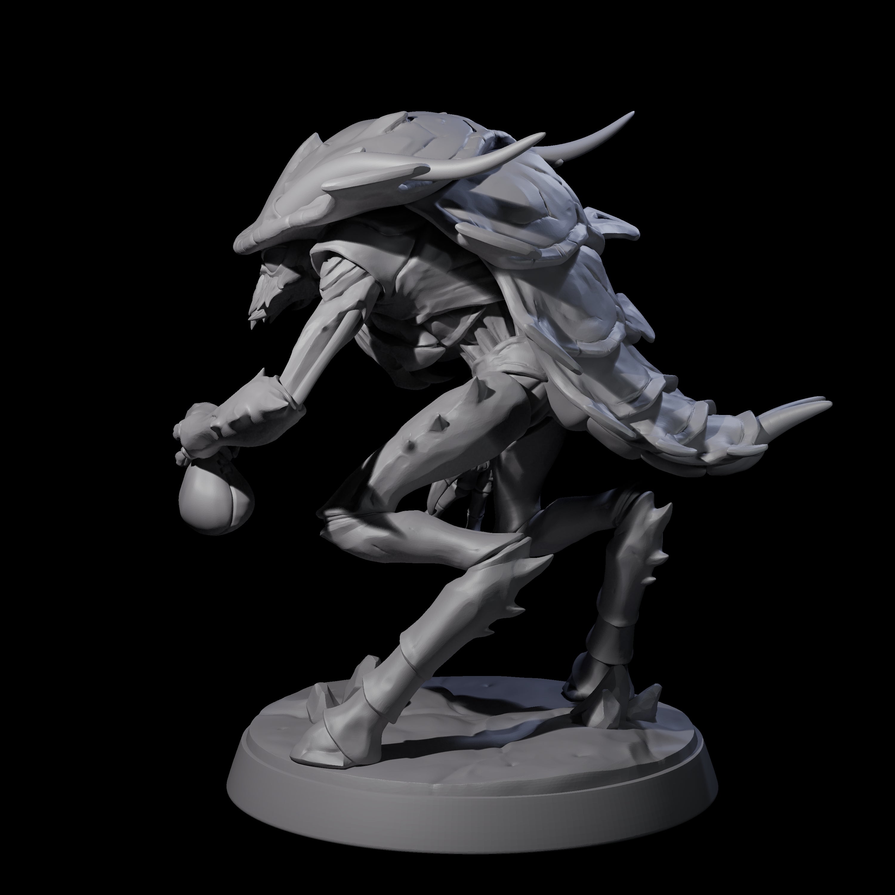 Droning Thri-kreen Thrall C Miniature for Dungeons and Dragons, Pathfinder or other TTRPGs