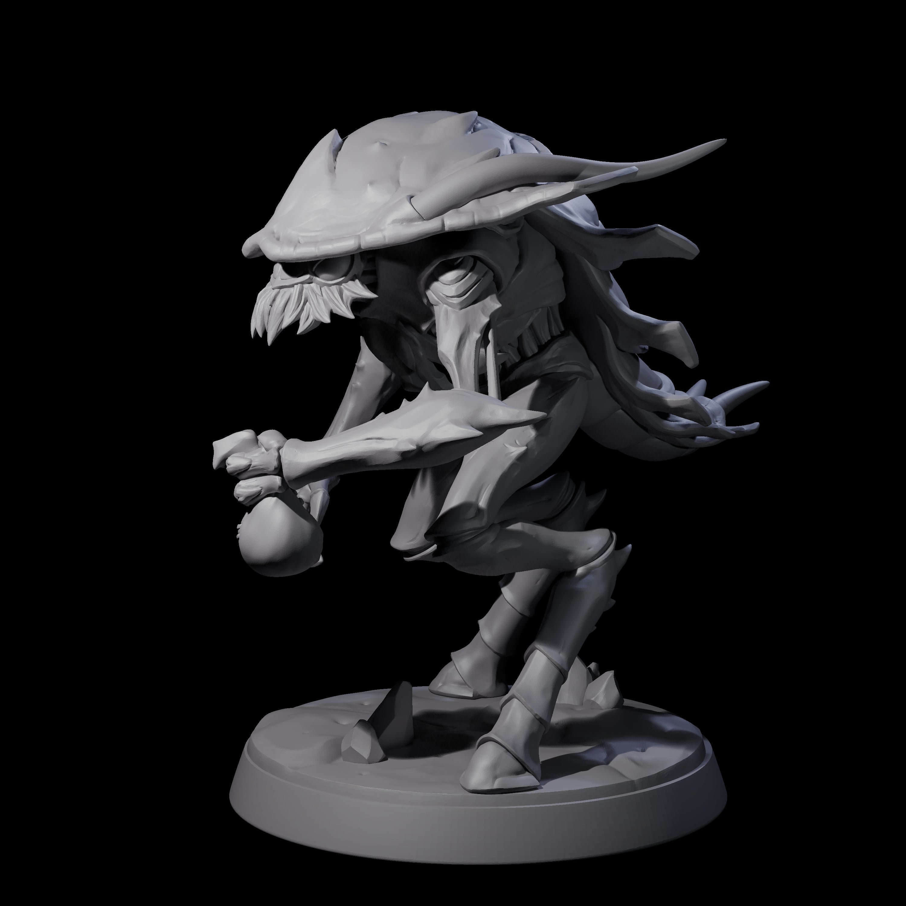 Droning Thri-kreen Thrall C Miniature for Dungeons and Dragons, Pathfinder or other TTRPGs