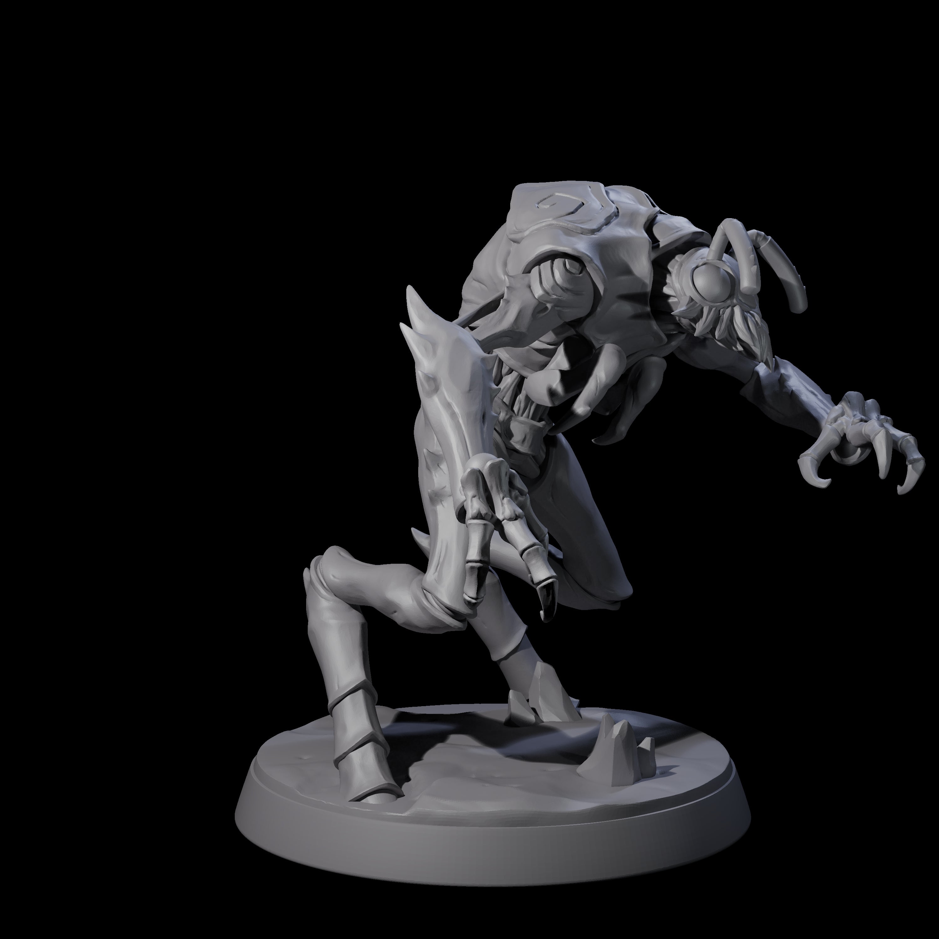 Droning Thri-kreen Thrall D Miniature for Dungeons and Dragons, Pathfinder or other TTRPGs