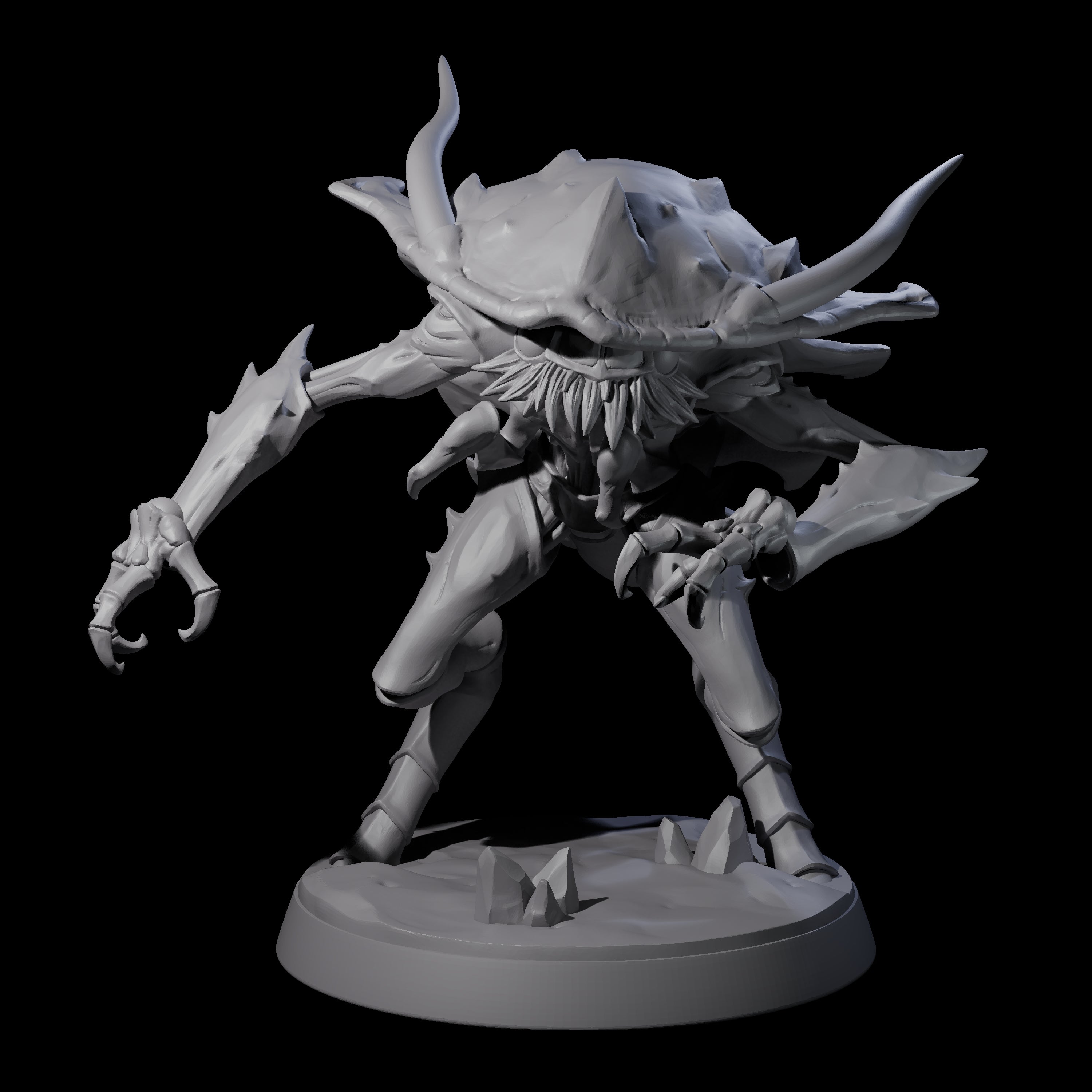 Droning Thri-kreen Thrall D Miniature for Dungeons and Dragons, Pathfinder or other TTRPGs