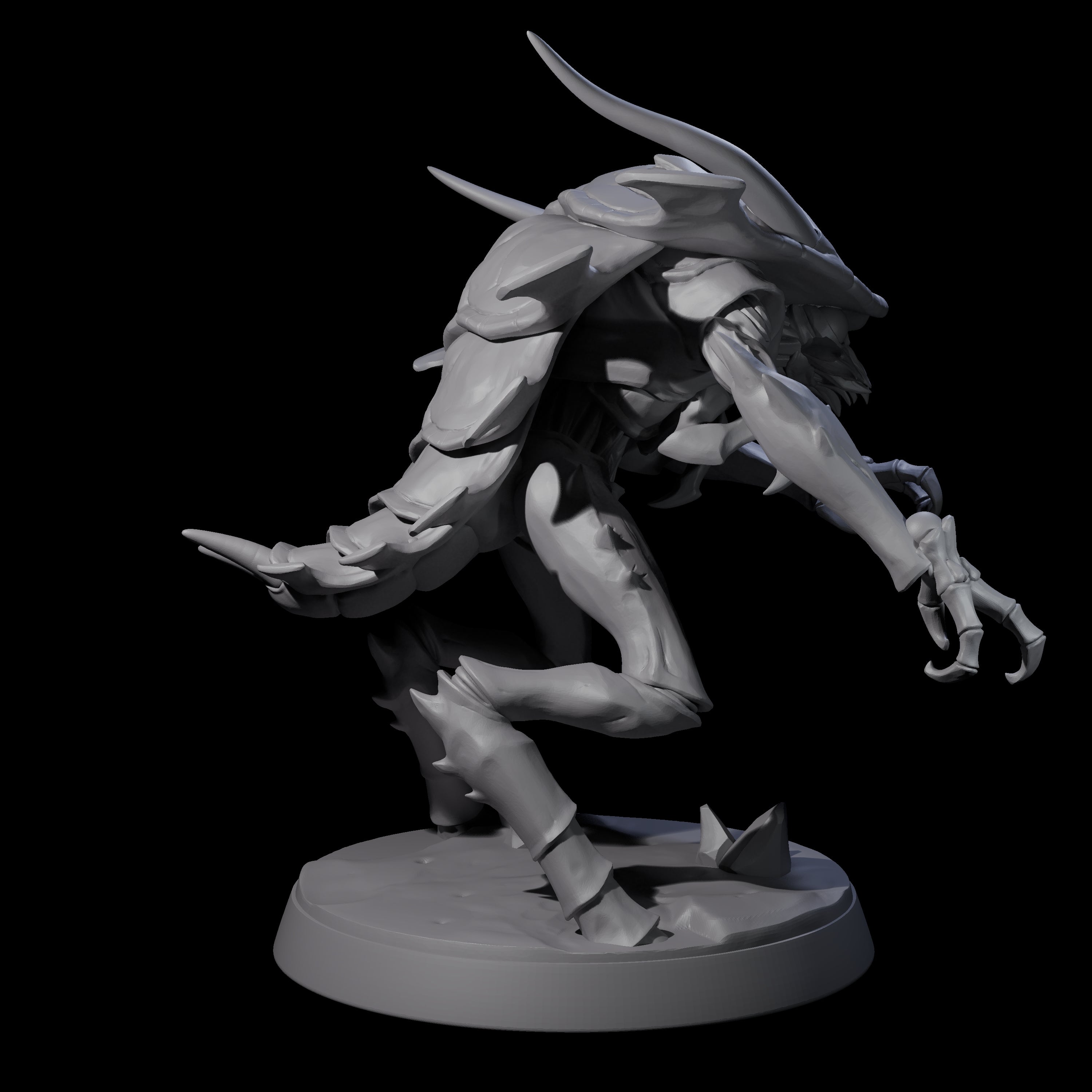 Droning Thri-kreen Thrall D Miniature for Dungeons and Dragons, Pathfinder or other TTRPGs