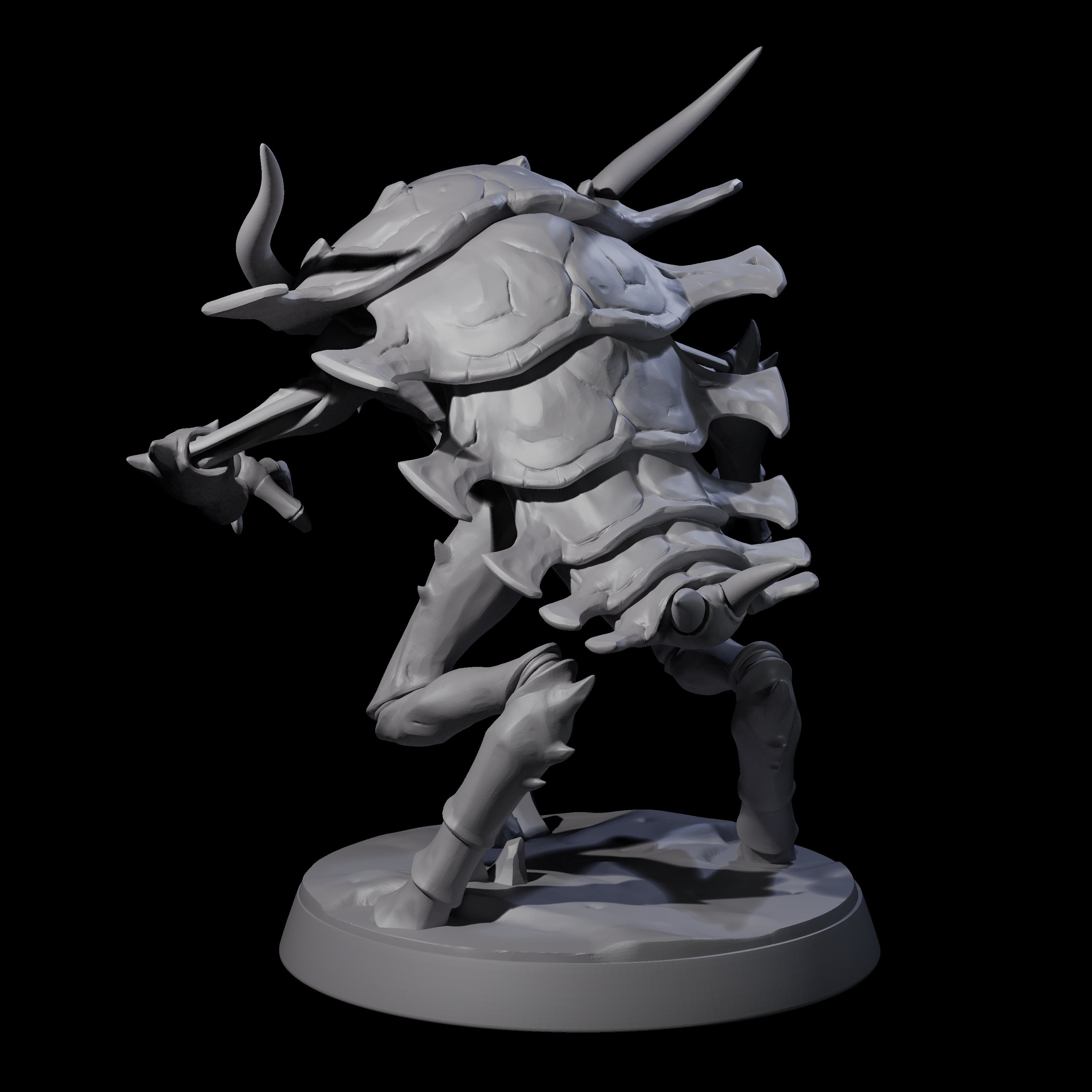 Droning Thri-kreen Thrall D Miniature for Dungeons and Dragons, Pathfinder or other TTRPGs