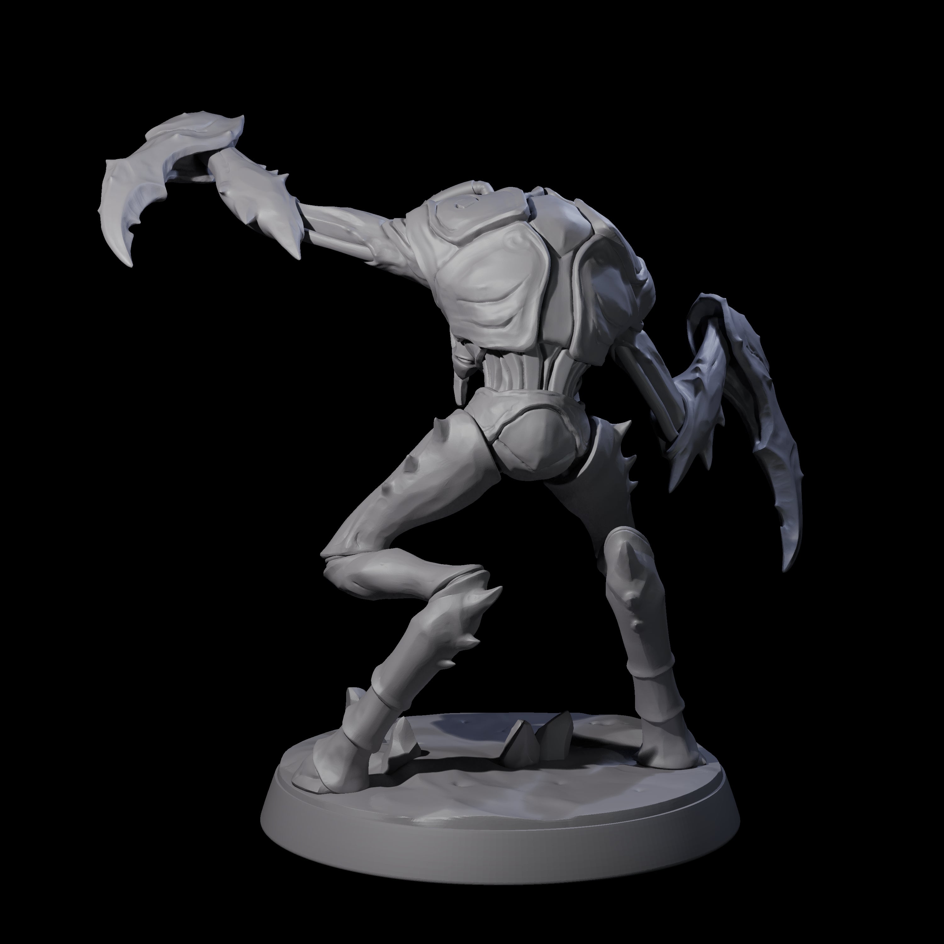 Droning Thri-kreen Thrall E Miniature for Dungeons and Dragons, Pathfinder or other TTRPGs