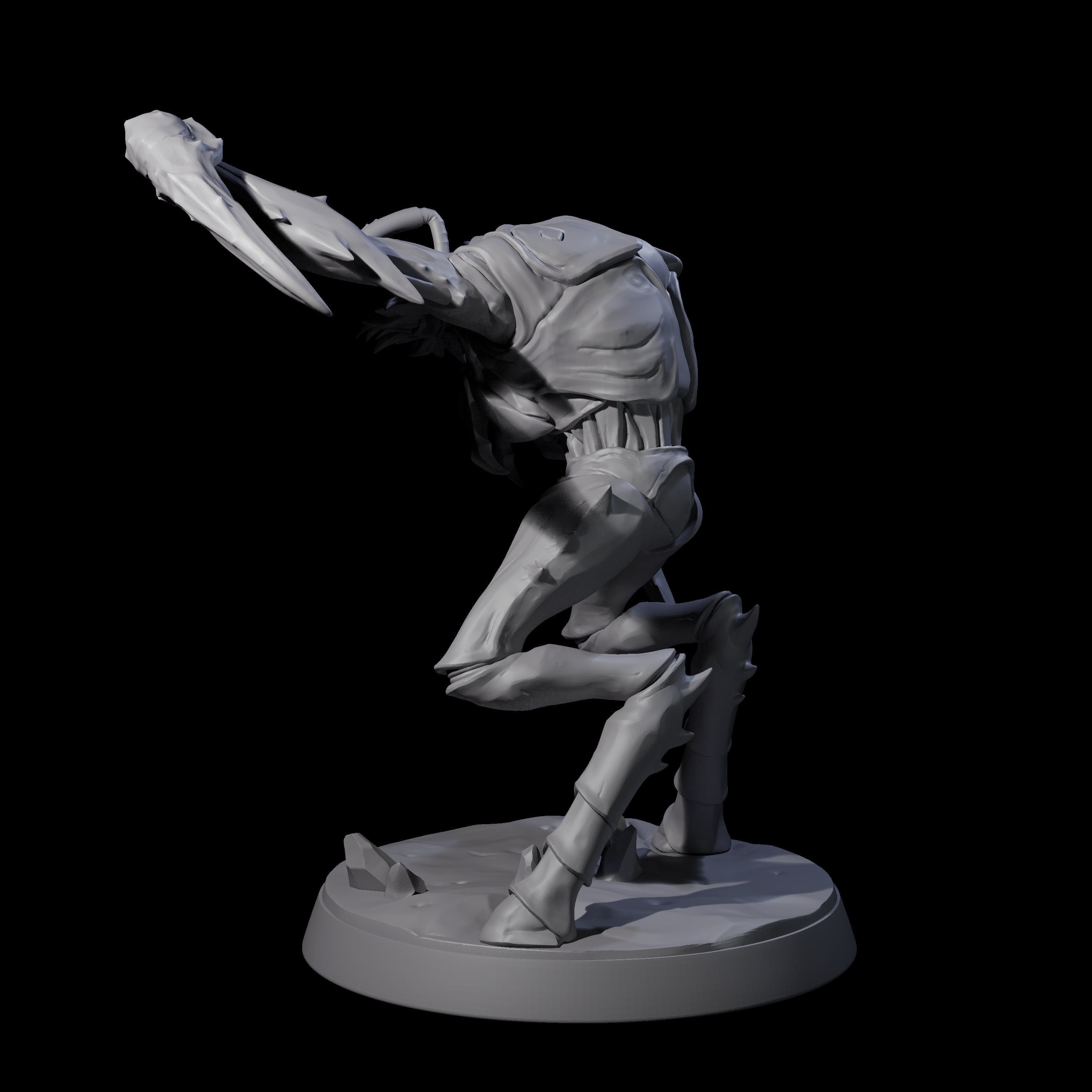 Droning Thri-kreen Thrall E Miniature for Dungeons and Dragons, Pathfinder or other TTRPGs