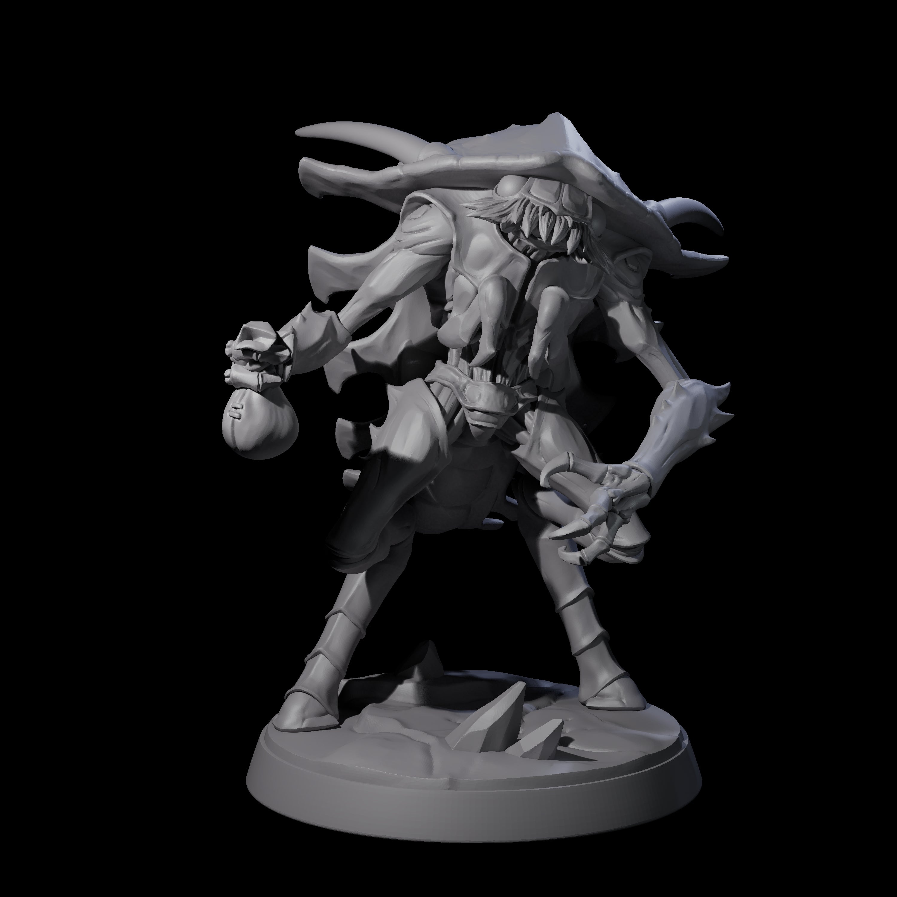 Droning Thri-kreen Thrall F Miniature for Dungeons and Dragons, Pathfinder or other TTRPGs