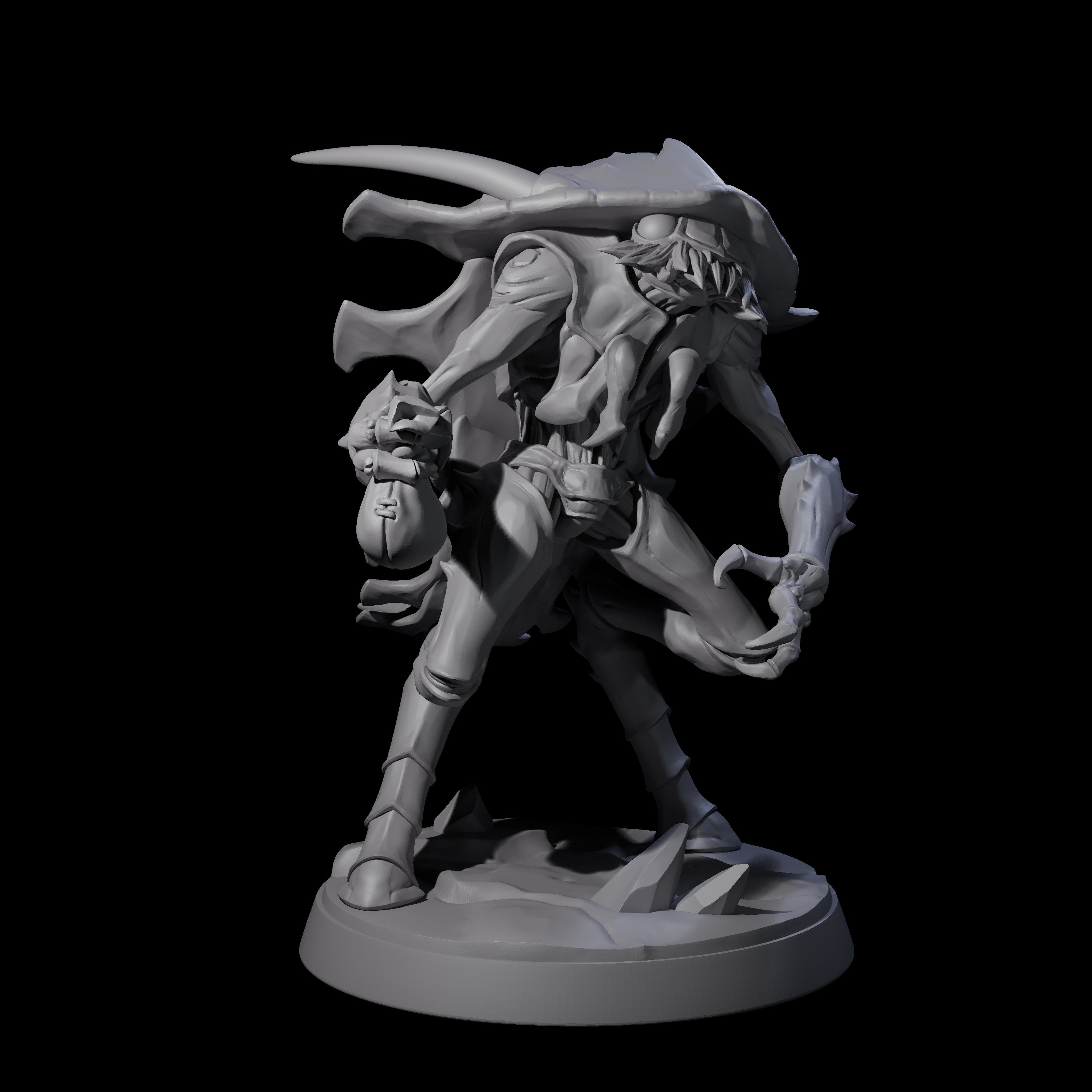 Droning Thri-kreen Thrall F Miniature for Dungeons and Dragons, Pathfinder or other TTRPGs