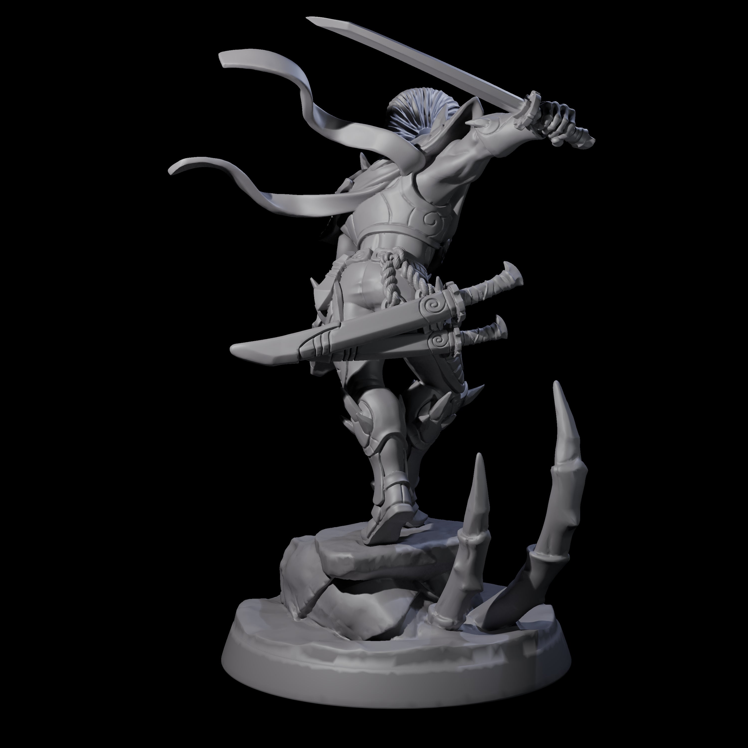 Drow Master Assassin Miniature for Dungeons and Dragons, Pathfinder or other TTRPGs