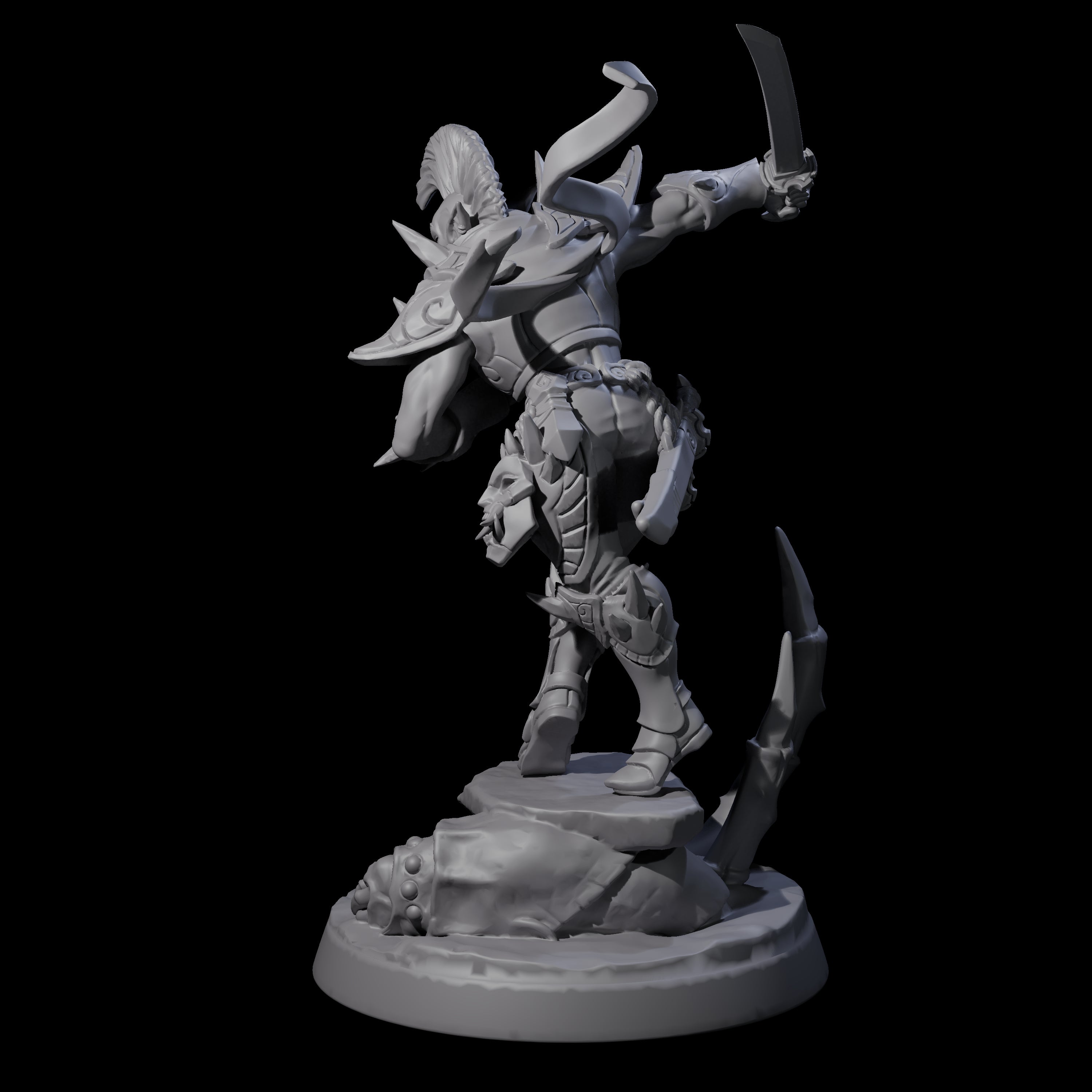 Drow Master Assassin Miniature for Dungeons and Dragons, Pathfinder or other TTRPGs