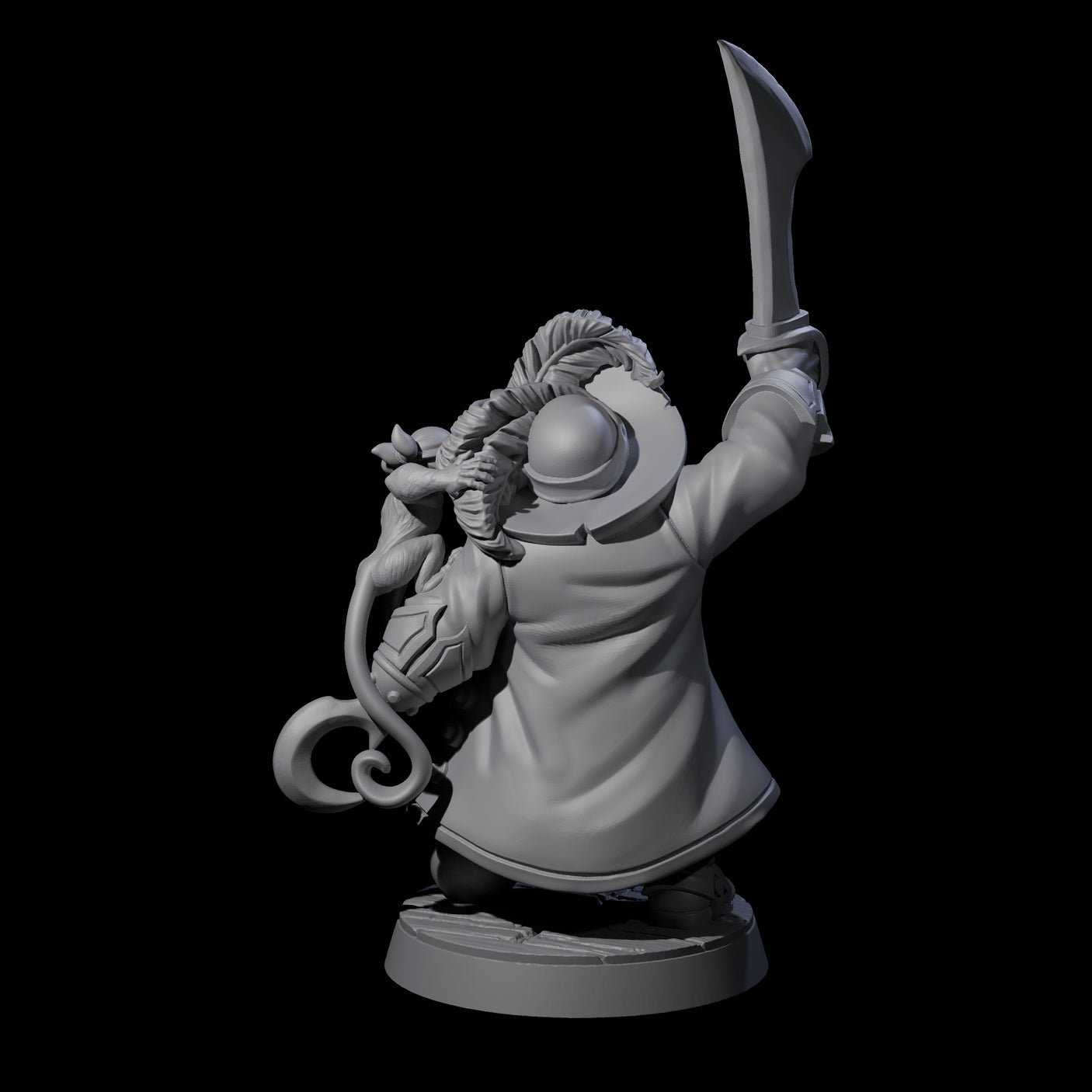 Drunk Pirate Miniature for Dungeons and Dragons, Pathfinder or other TTRPGs
