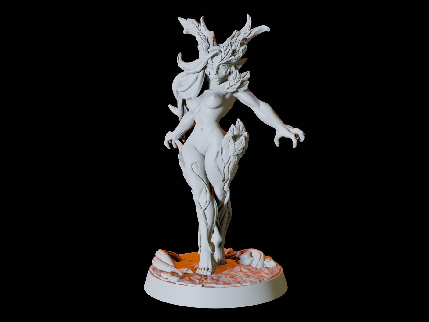 Dryad Miniature for Dungeons and Dragons, Pathfinder or other TTRPGs