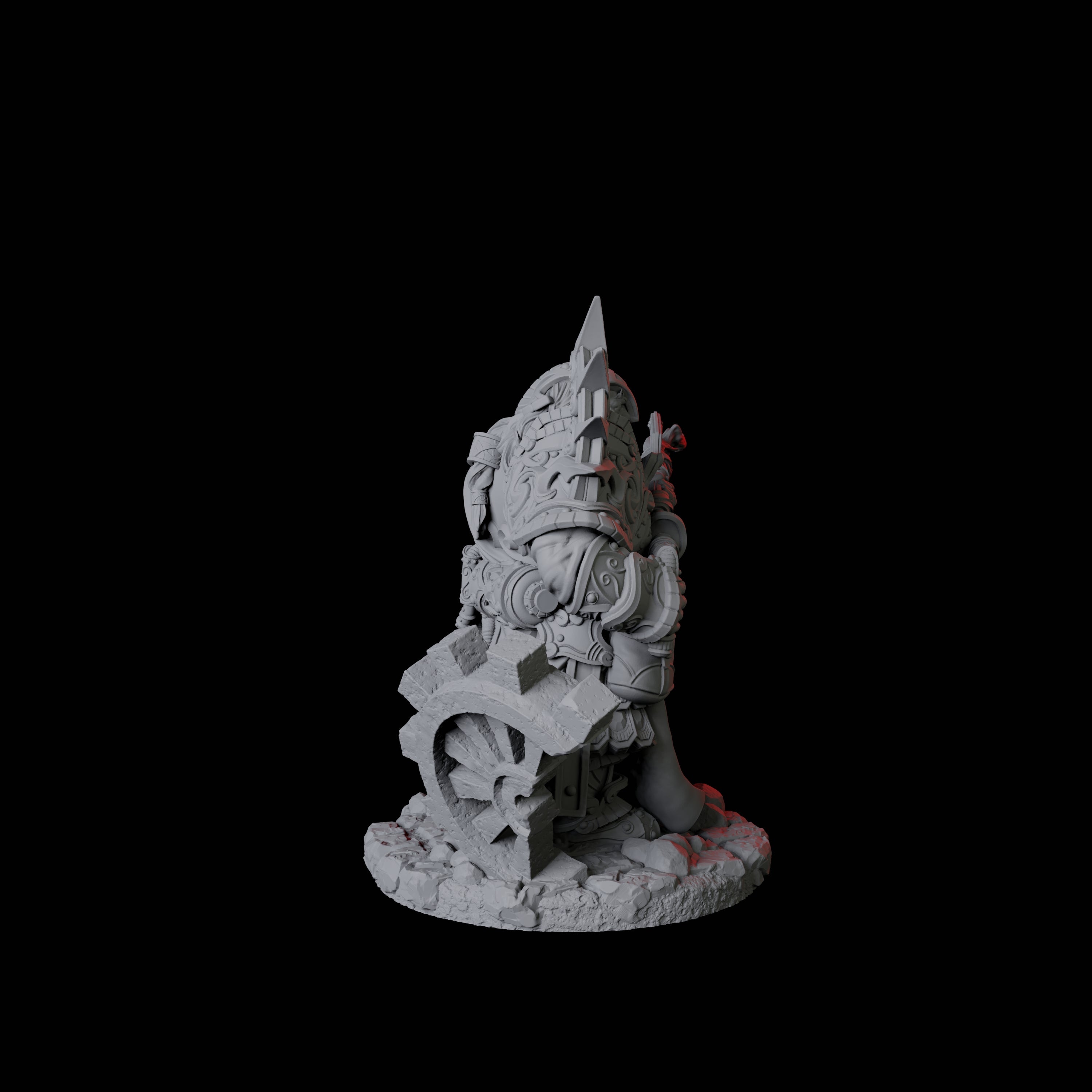 Dwarf Artificer Engineer C Miniature for Dungeons and Dragons, Pathfinder or other TTRPGs