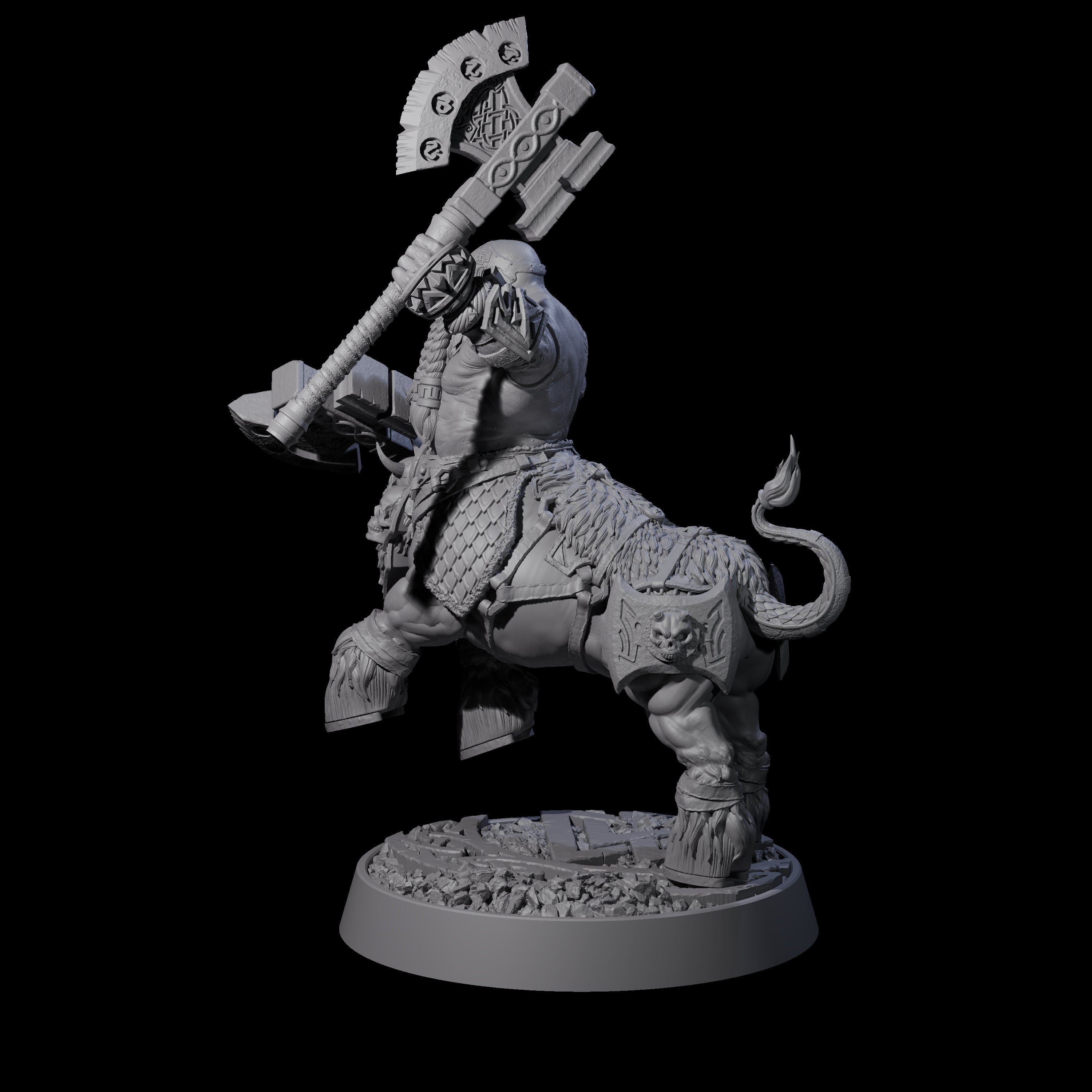 Dwarf Death Paladin F Miniature for Dungeons and Dragons, Pathfinder or other TTRPGs