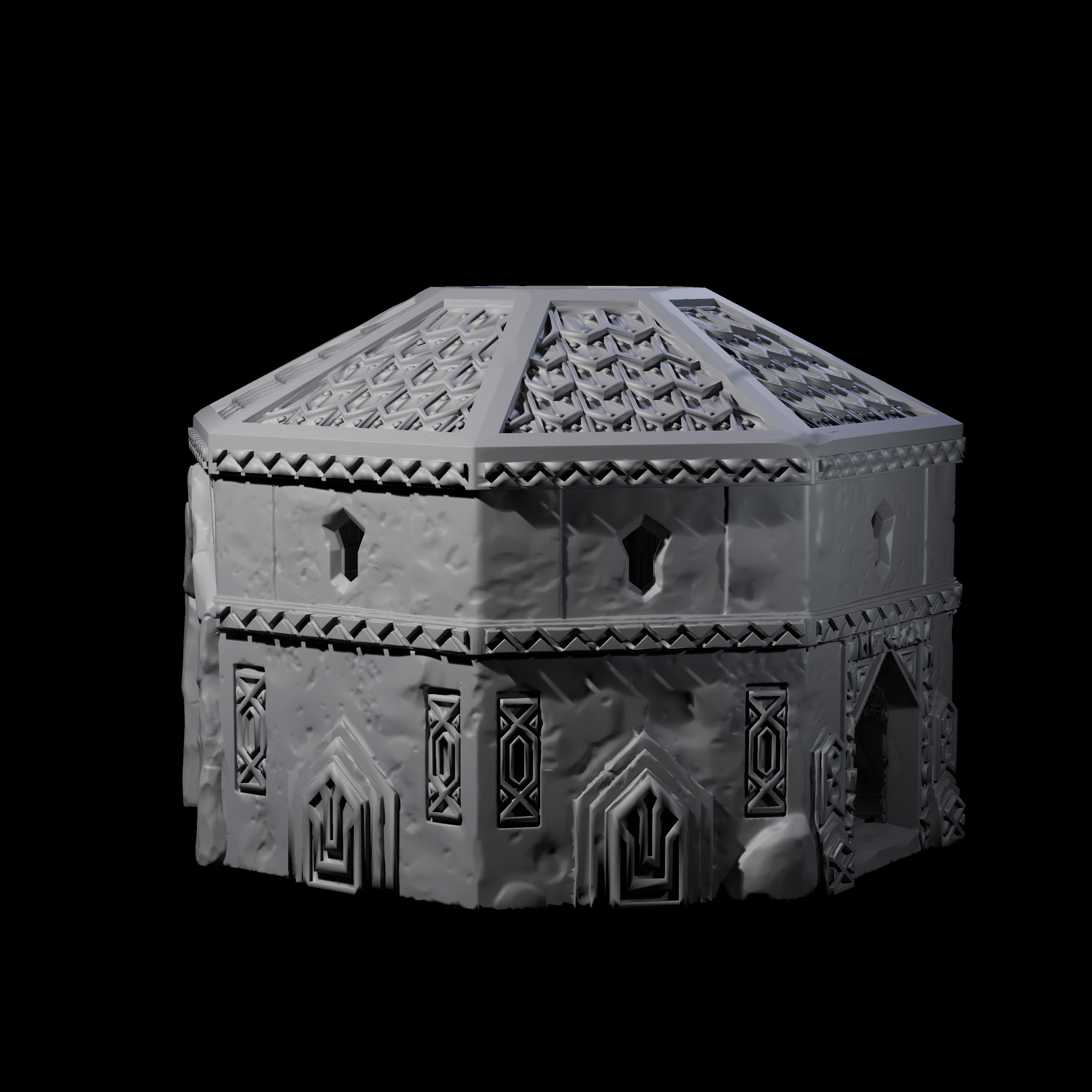 Dwarven Fresh Water House - Kingdom of Durak Deep Miniature for Dungeons and Dragons, Pathfinder or other TTRPGs