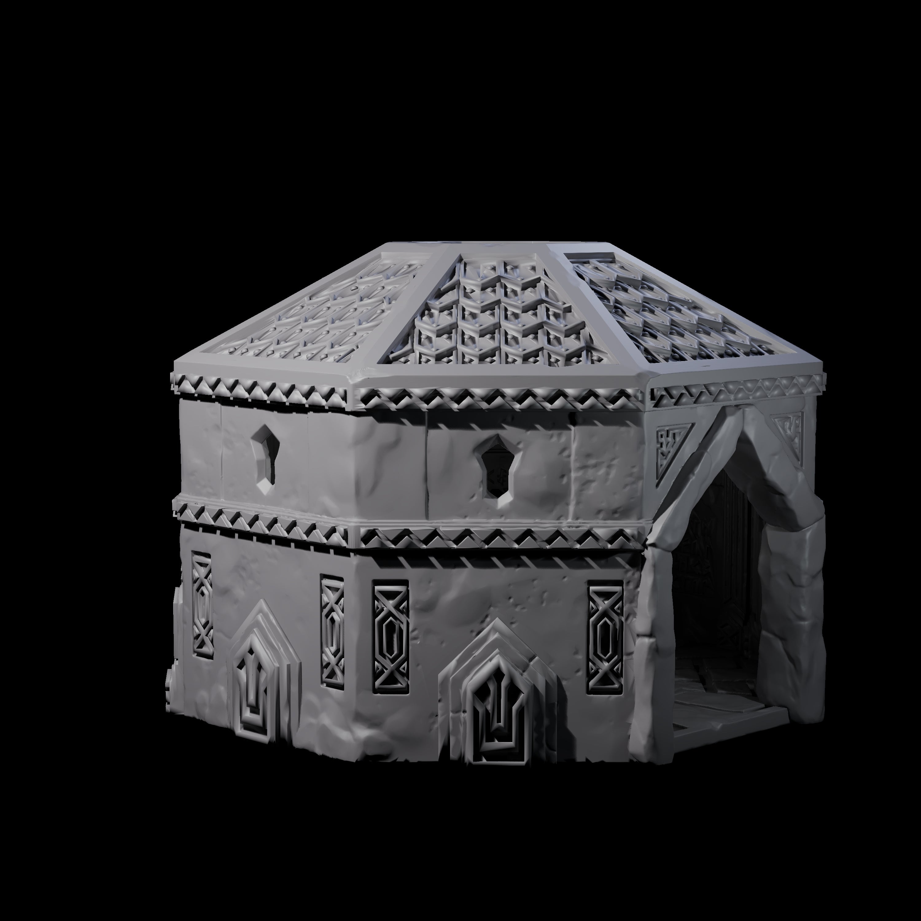 Dwarven Fresh Water House - Kingdom of Durak Deep Miniature for Dungeons and Dragons, Pathfinder or other TTRPGs