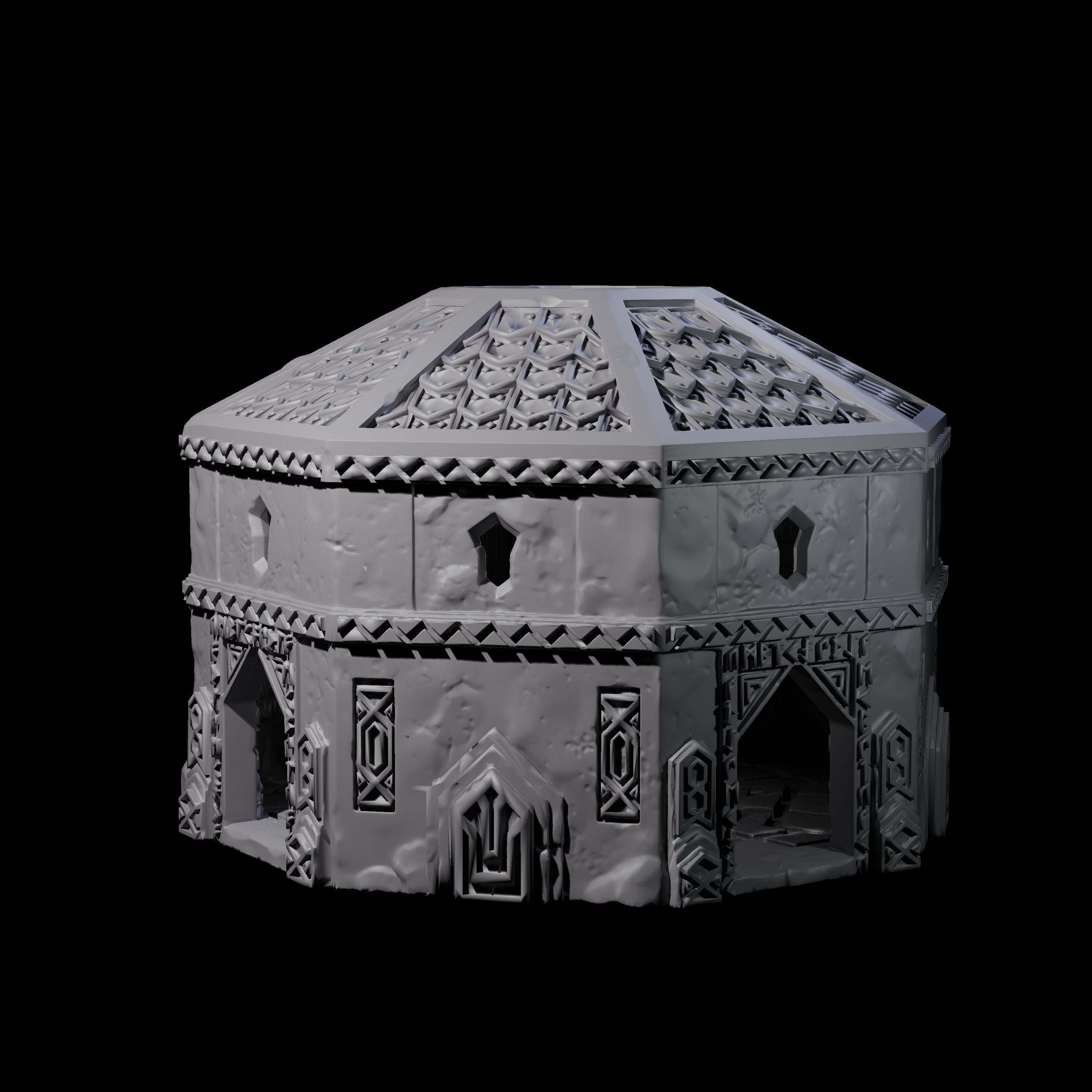Dwarven Fresh Water House - Kingdom of Durak Deep Miniature for Dungeons and Dragons, Pathfinder or other TTRPGs