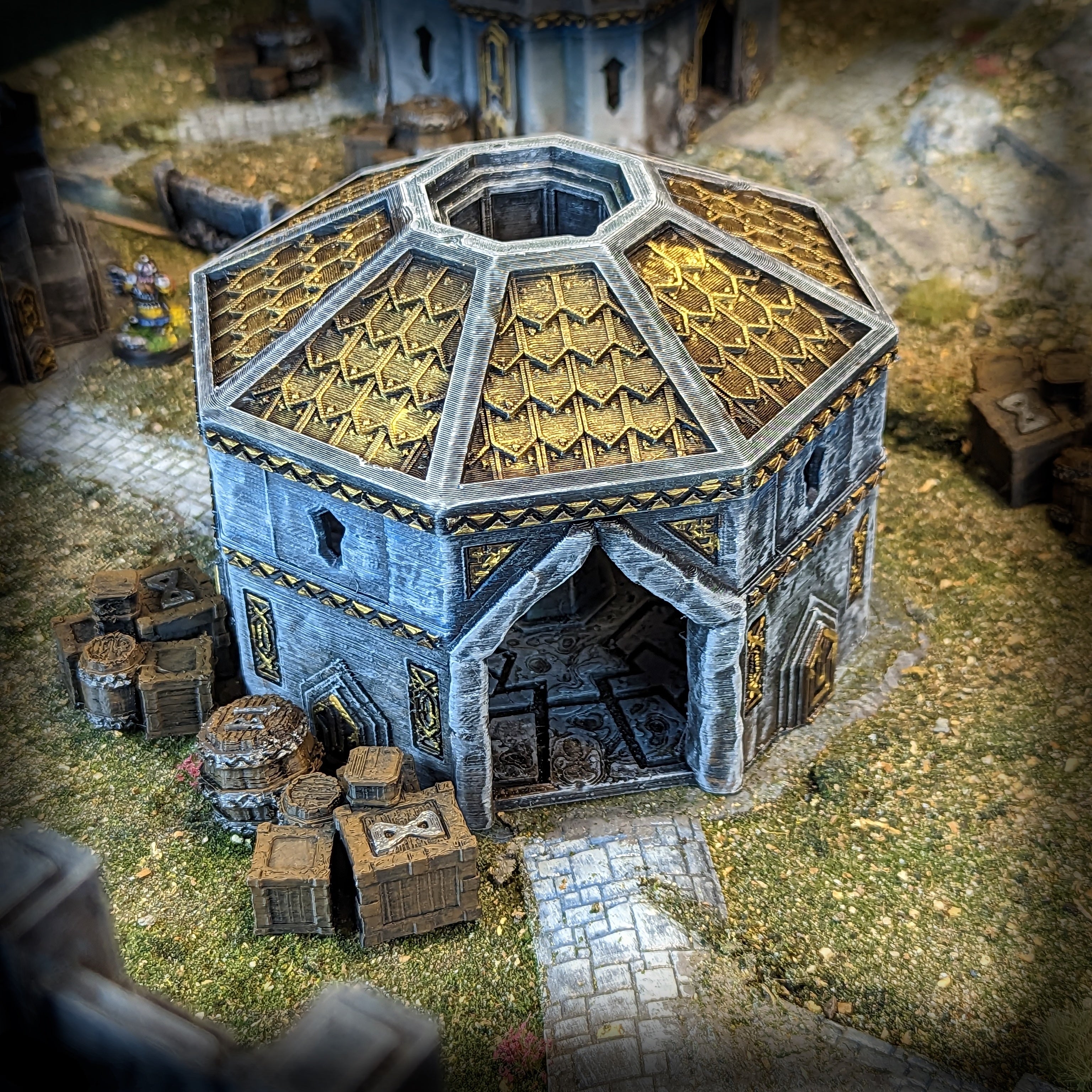 Dwarven Fresh Water House - Kingdom of Durak Deep Miniature for Dungeons and Dragons, Pathfinder or other TTRPGs