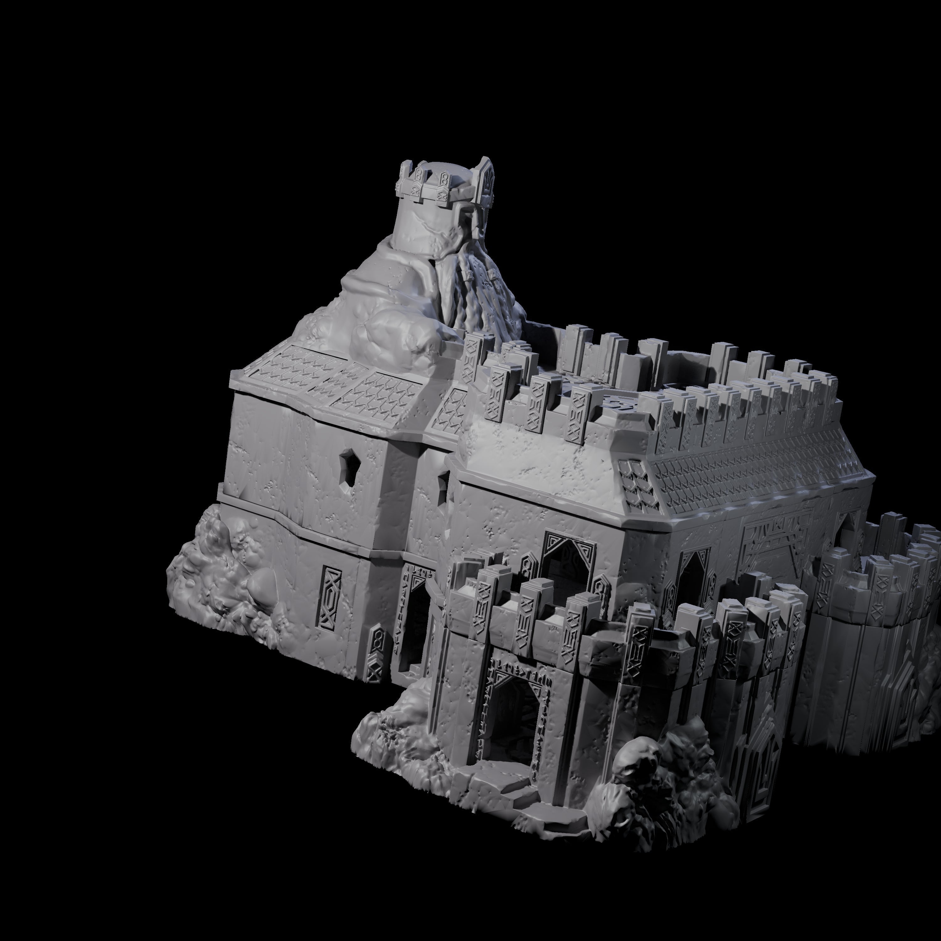 Dwarven Great Hall - Kingdom of Durak Deep Miniature for Dungeons and Dragons, Pathfinder or other TTRPGs