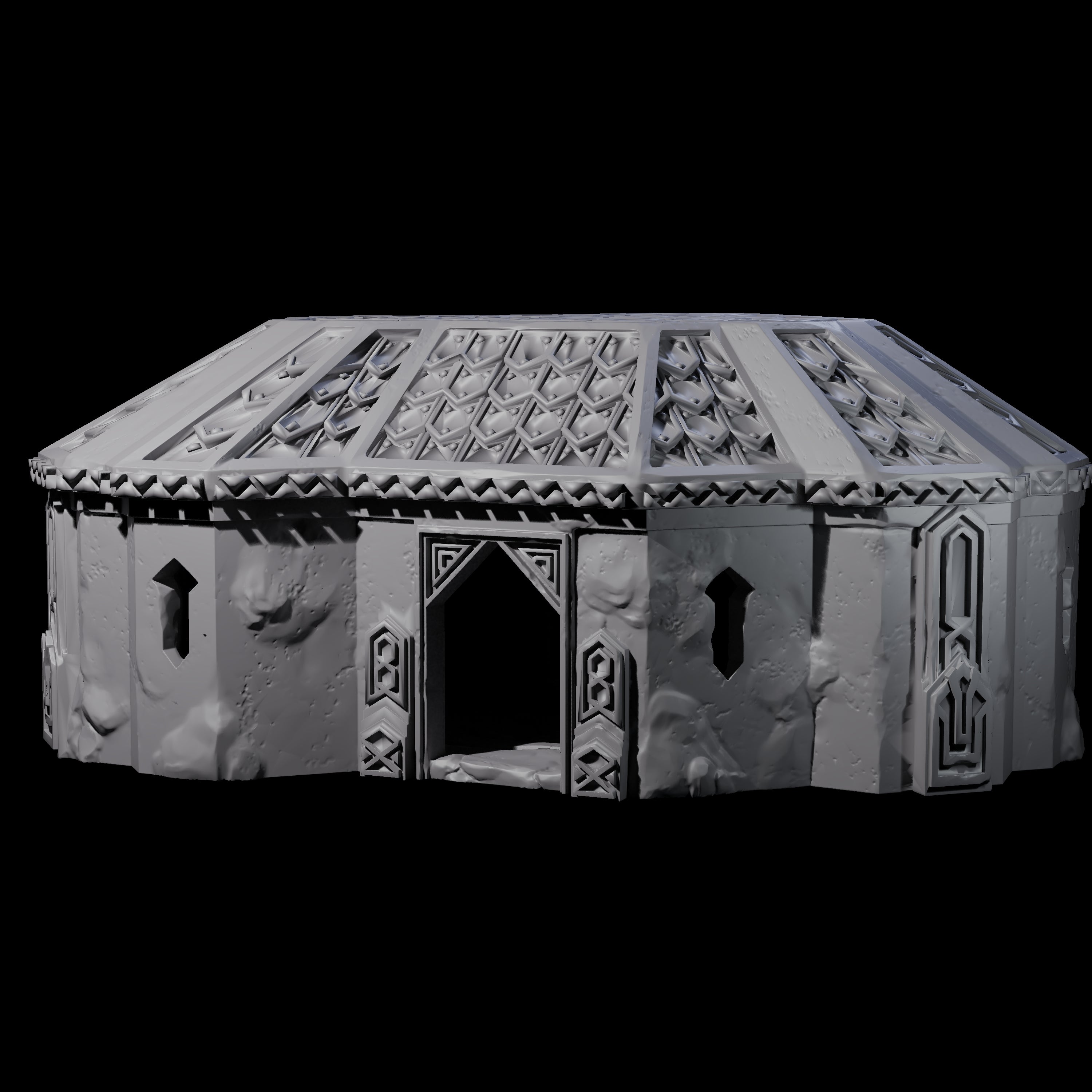 Dwarven Library House - Kingdom of Durak Deep Miniature for Dungeons and Dragons, Pathfinder or other TTRPGs