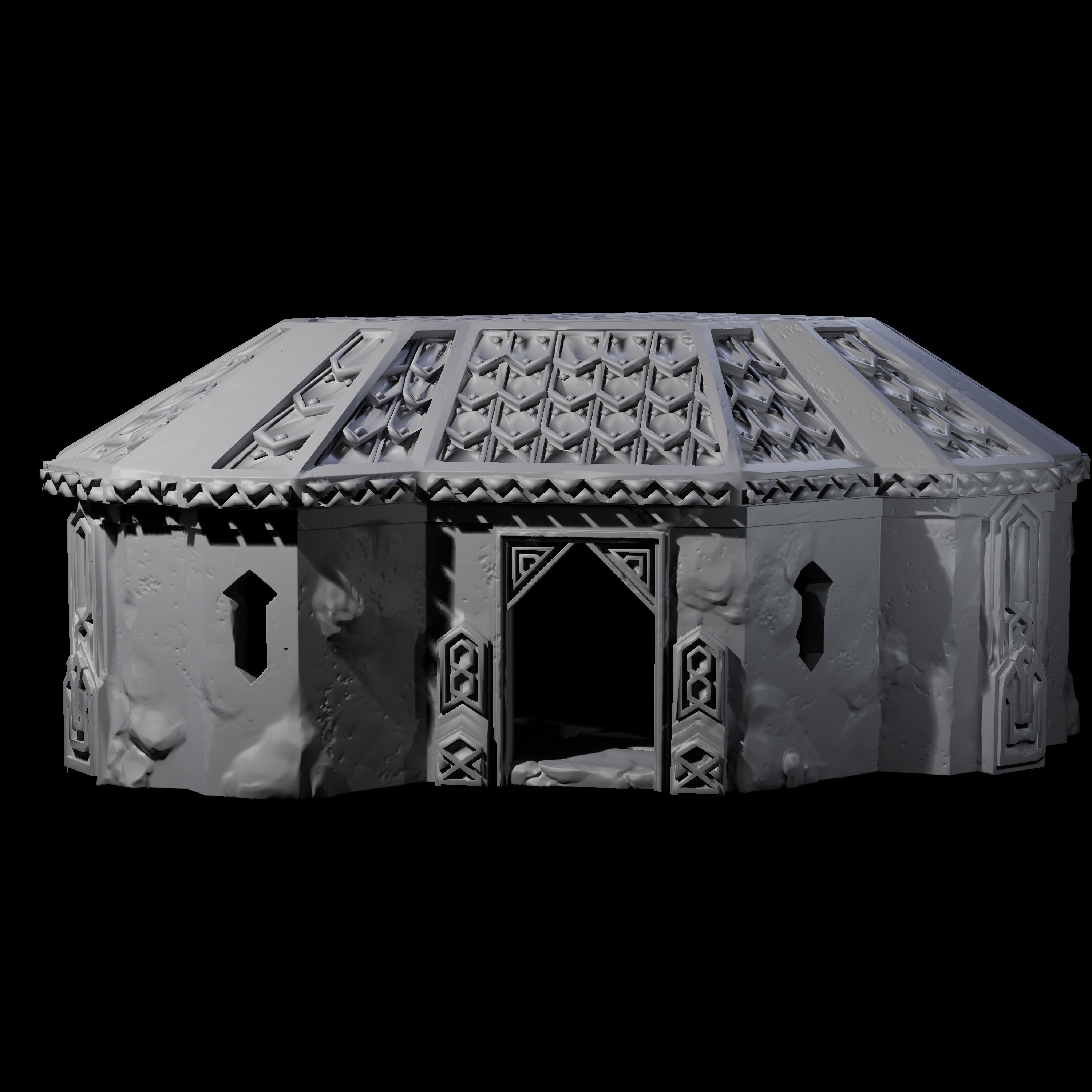 Dwarven Library House - Kingdom of Durak Deep Miniature for Dungeons and Dragons, Pathfinder or other TTRPGs