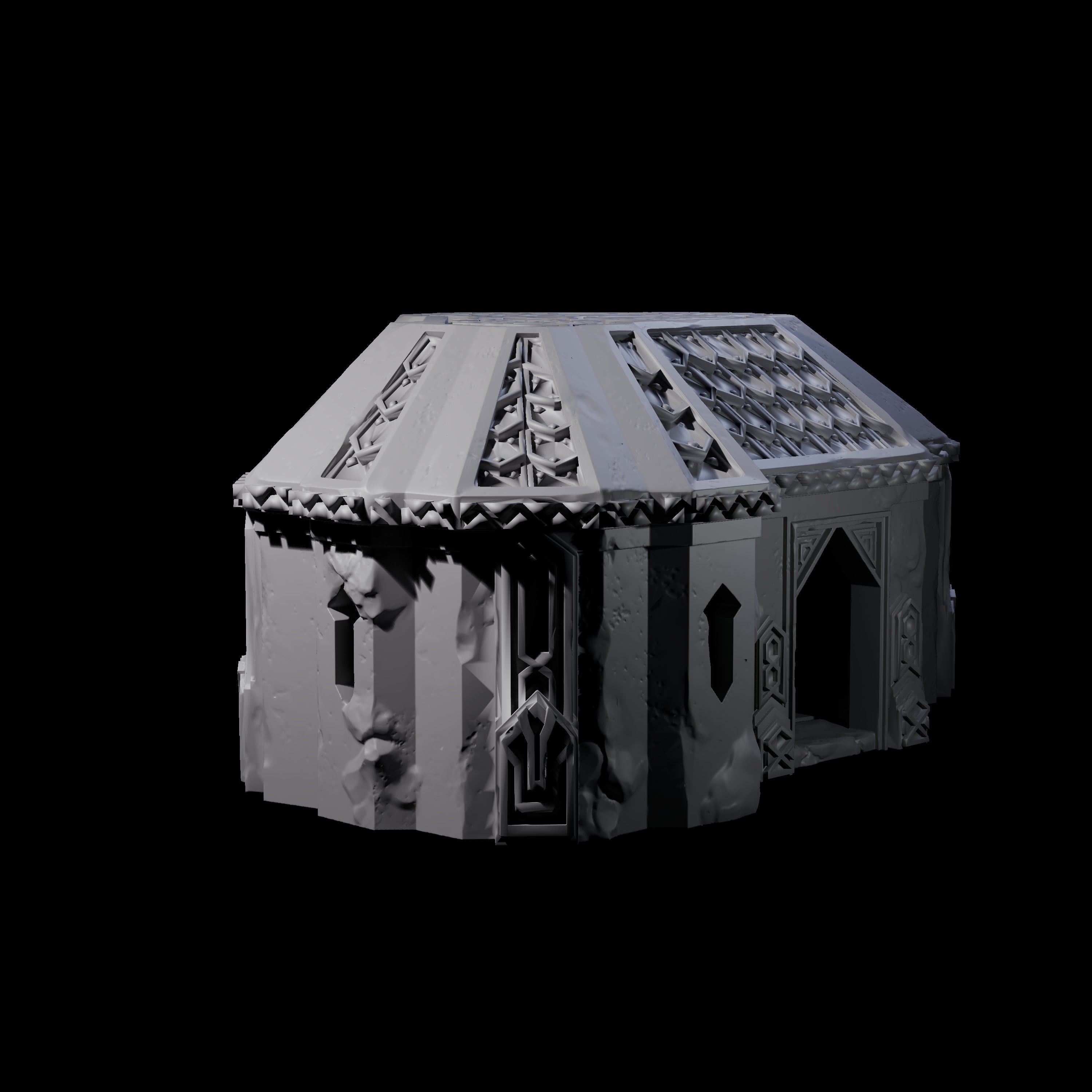 Dwarven Library House - Kingdom of Durak Deep Miniature for Dungeons and Dragons, Pathfinder or other TTRPGs