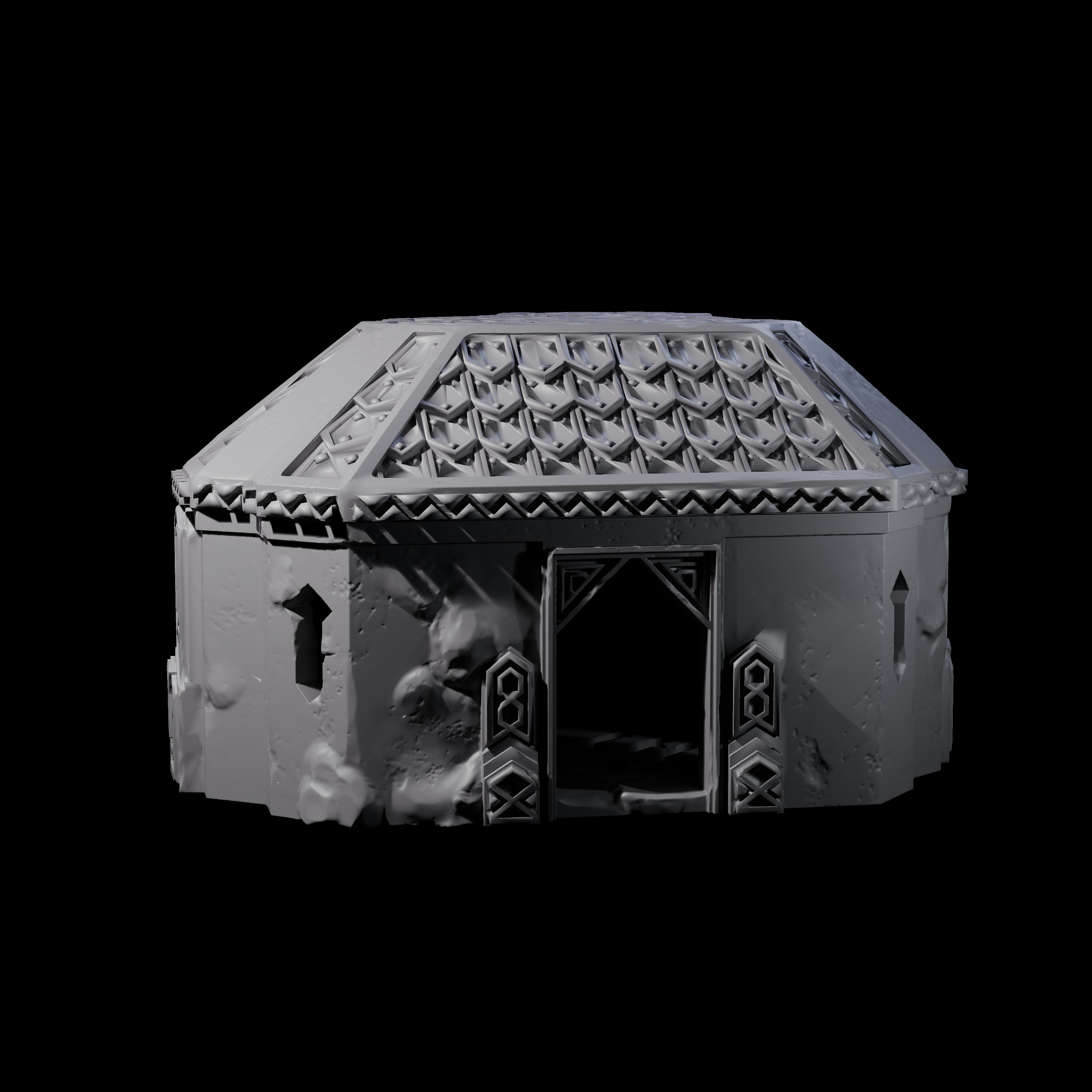 Dwarven Library House - Kingdom of Durak Deep Miniature for Dungeons and Dragons, Pathfinder or other TTRPGs