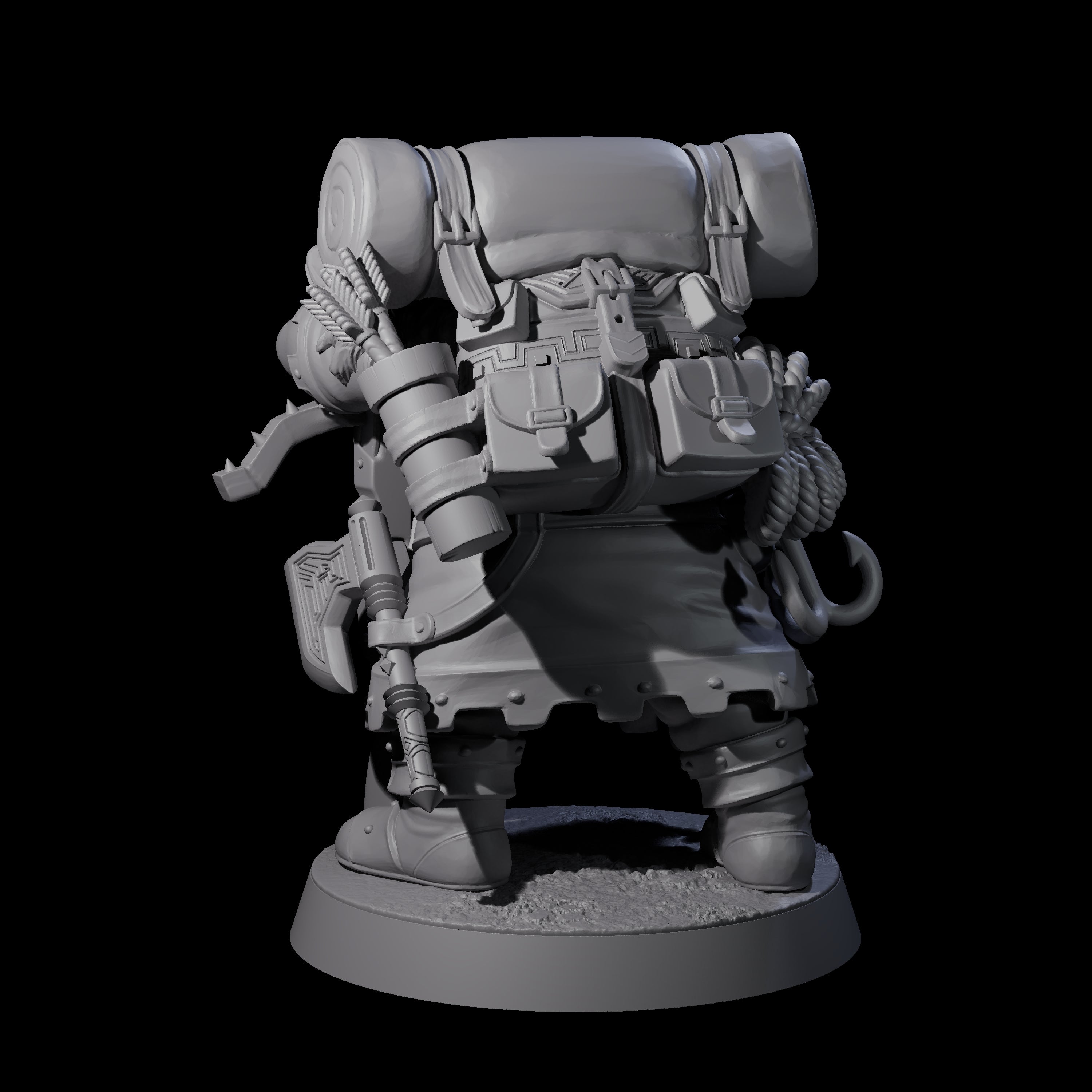 Dwarven Mercenary Company - The Stoutmasters D Miniature for Dungeons and Dragons, Pathfinder or other TTRPGs