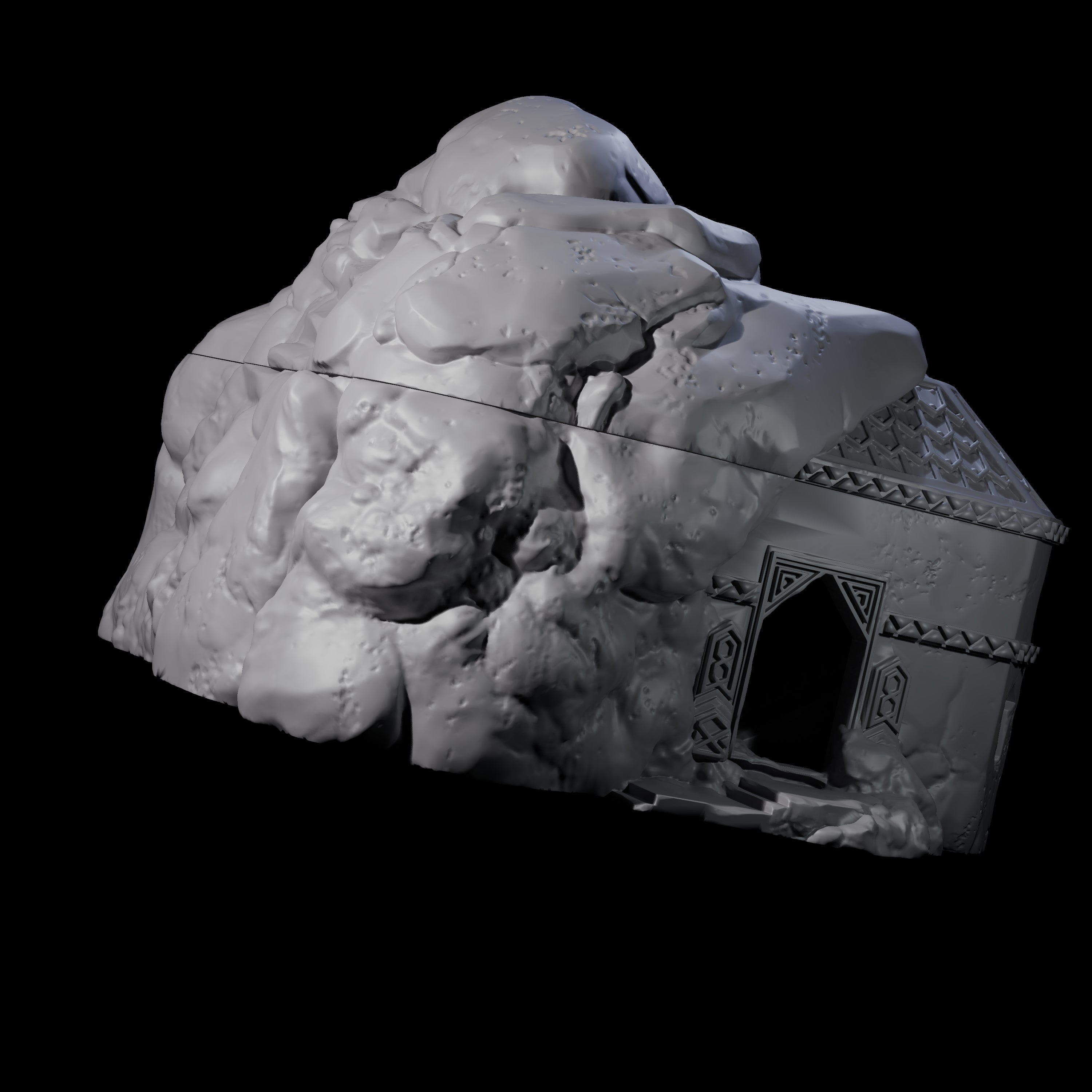 Dwarven Mineshaft Entrance - Kingdom of Durak Deep Miniature for Dungeons and Dragons, Pathfinder or other TTRPGs