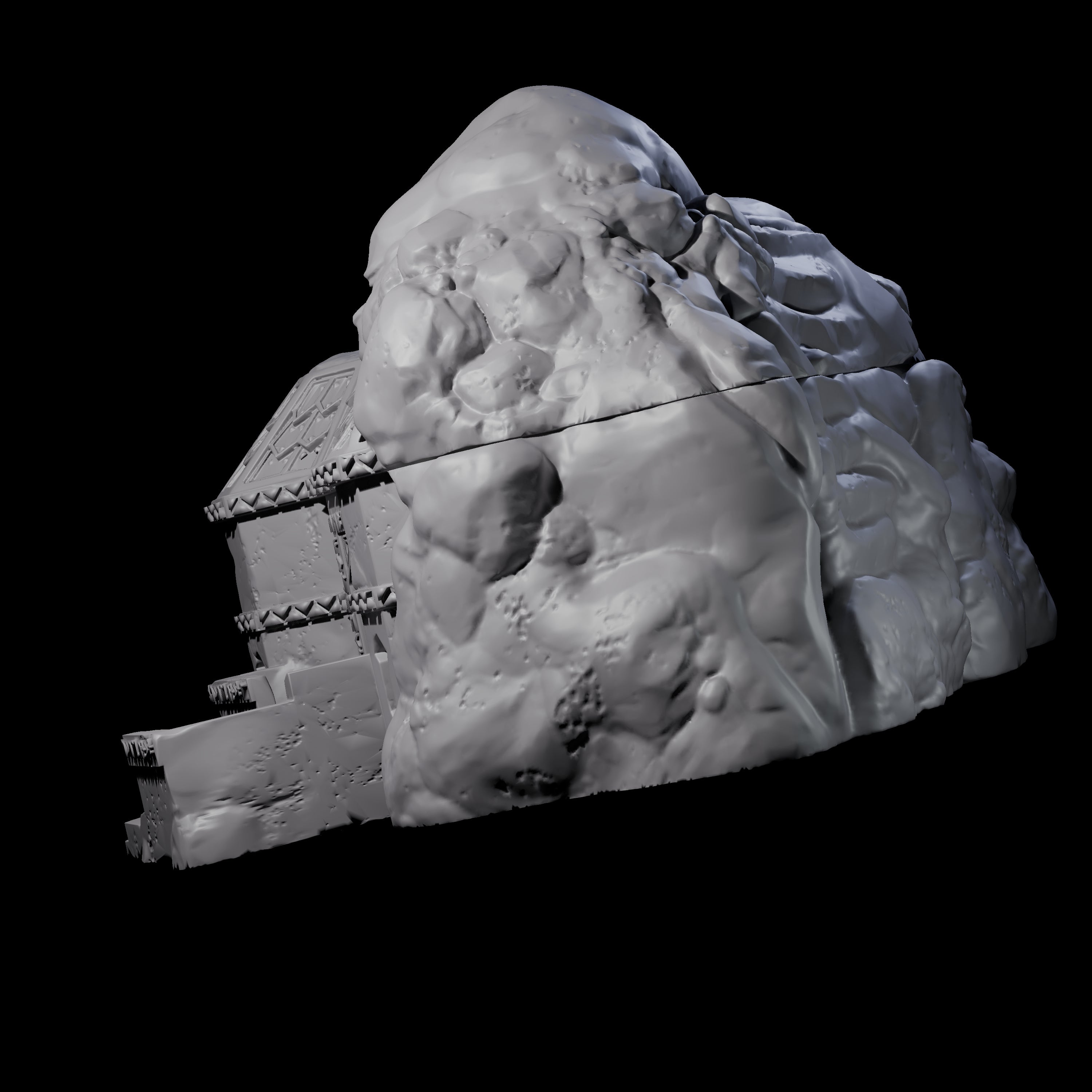 Dwarven Mineshaft Entrance - Kingdom of Durak Deep Miniature for Dungeons and Dragons, Pathfinder or other TTRPGs